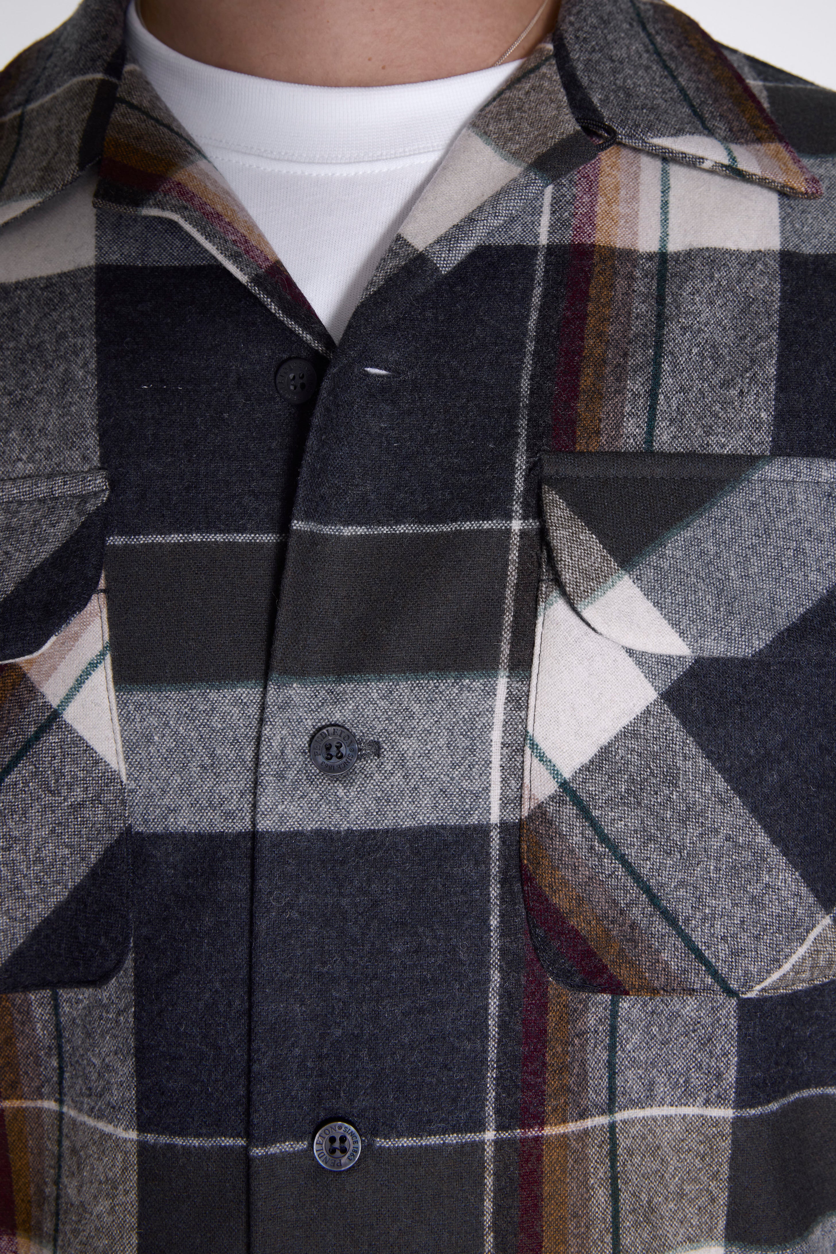 Board Shirt Black Multi Plaid