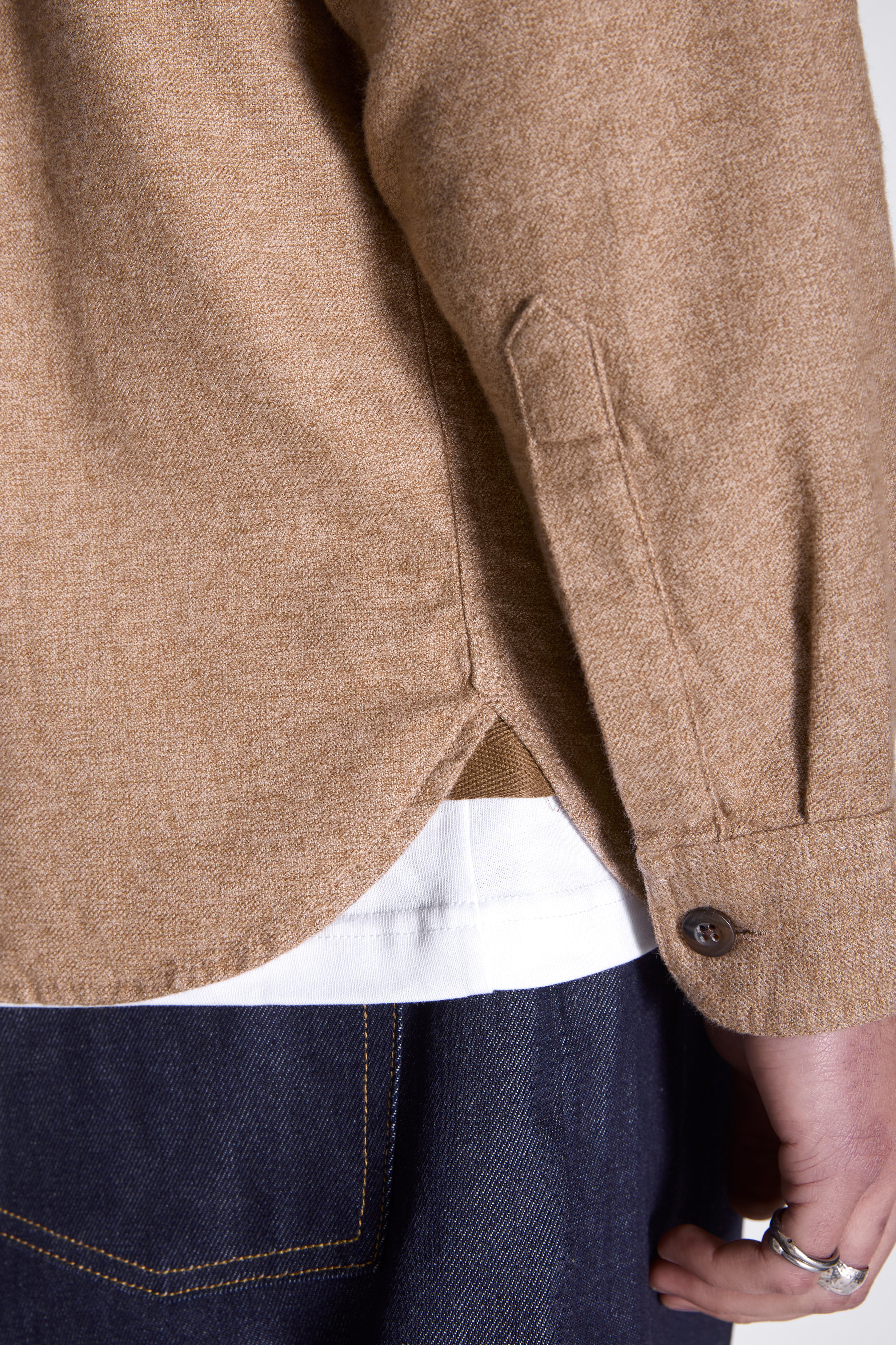 Burnside Shirt Camel Heather