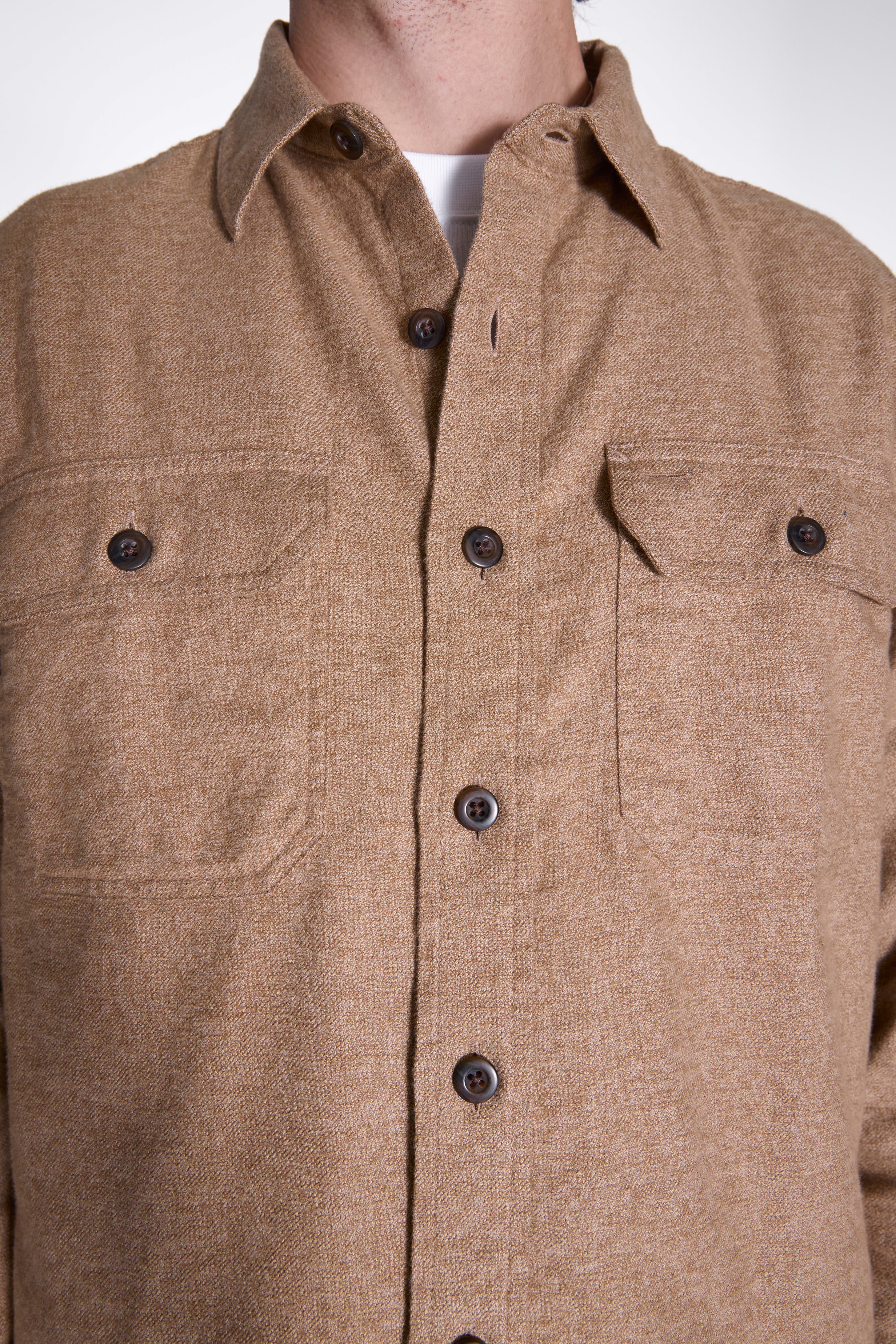 Burnside Shirt Camel Heather