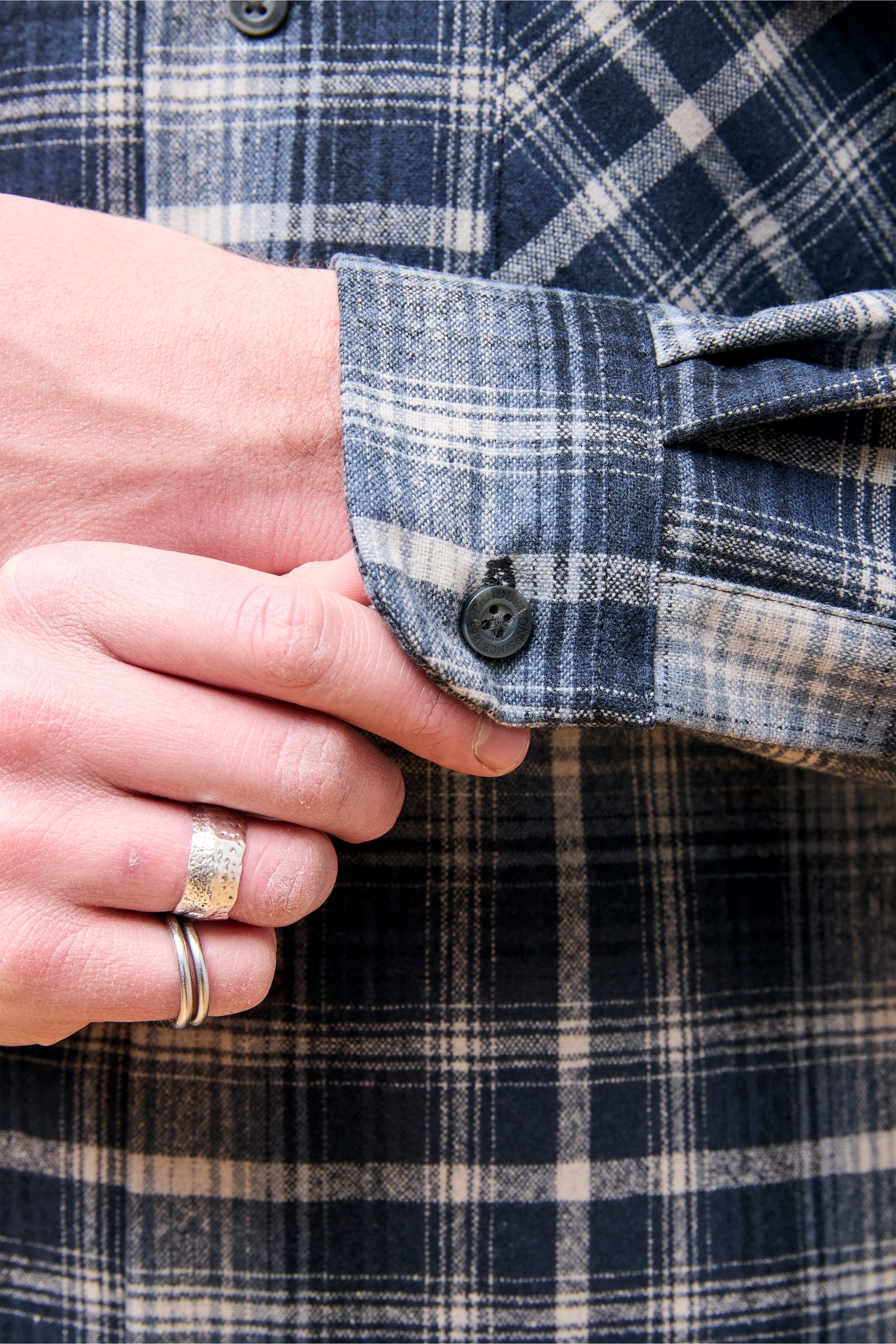 Board Shirt Grey/Tan Ombre