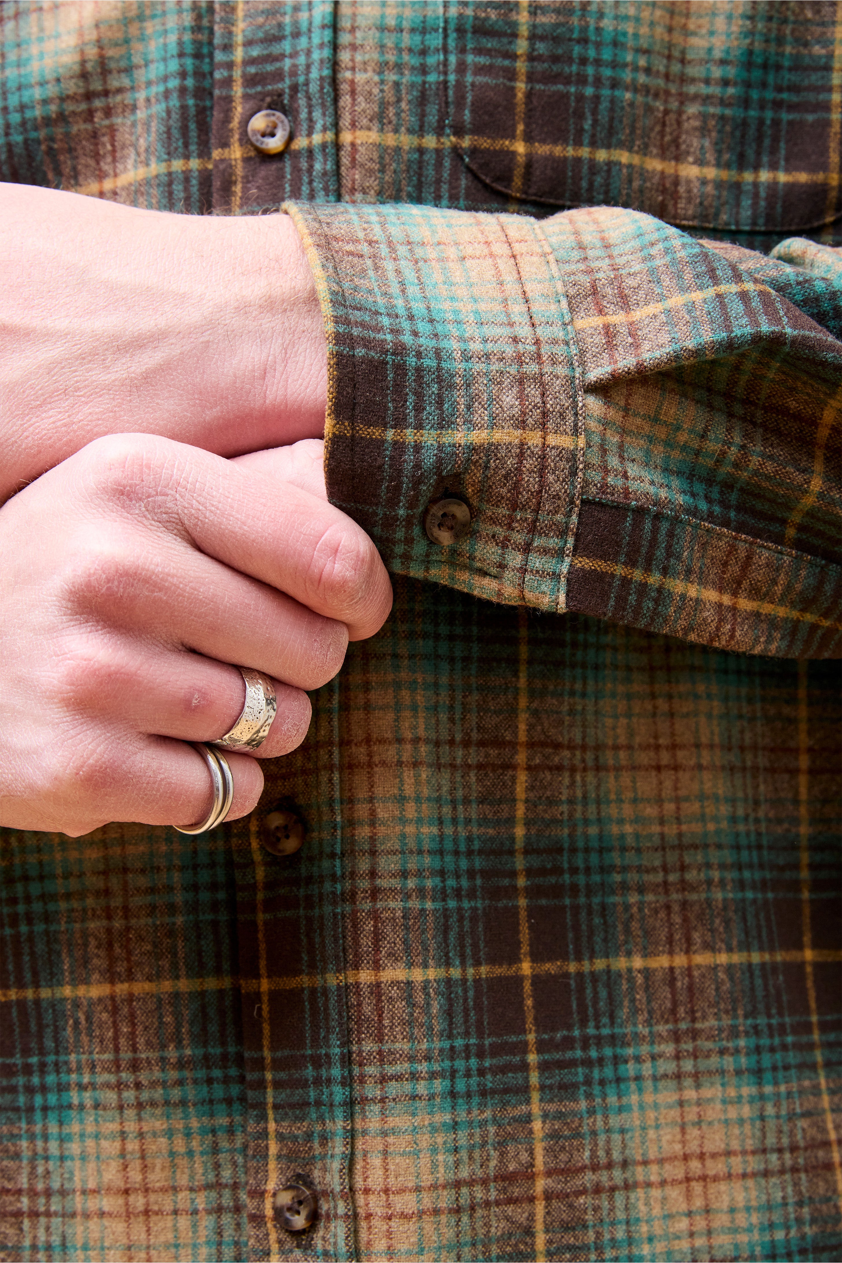 Trail Shirt Brown/Green Plaid