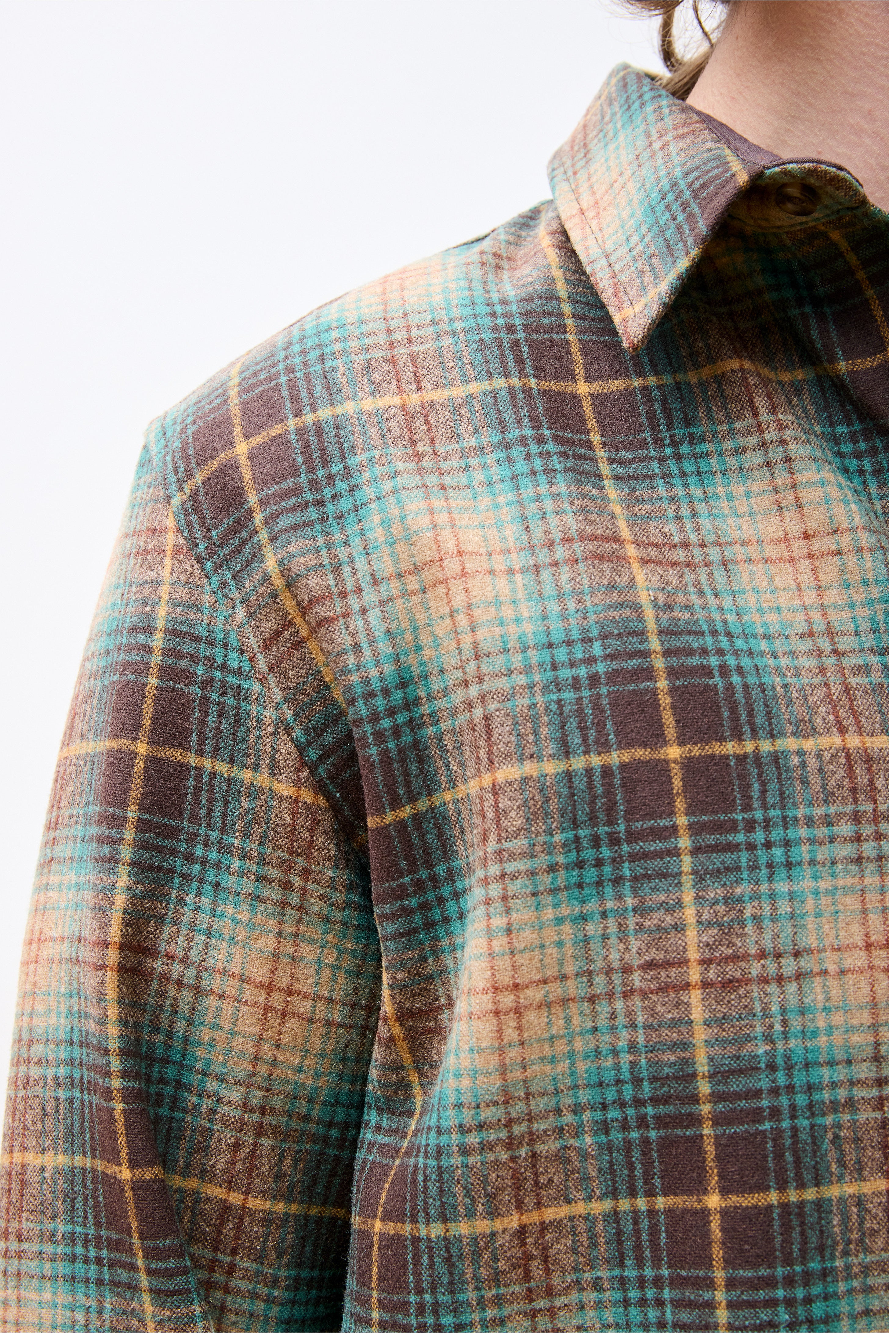 Trail Shirt Brown/Green Plaid