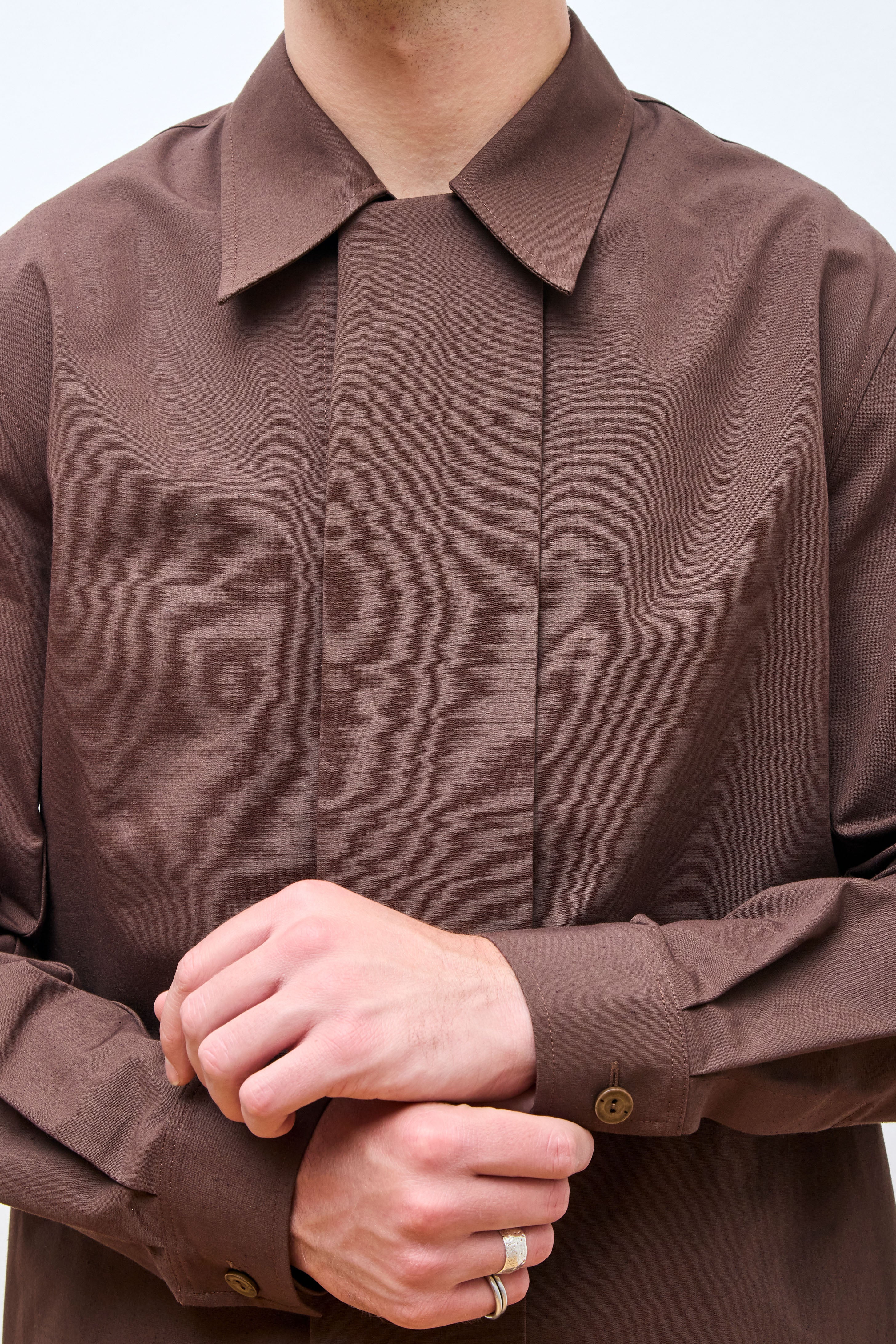 Magnus Shirt Reddish Brown