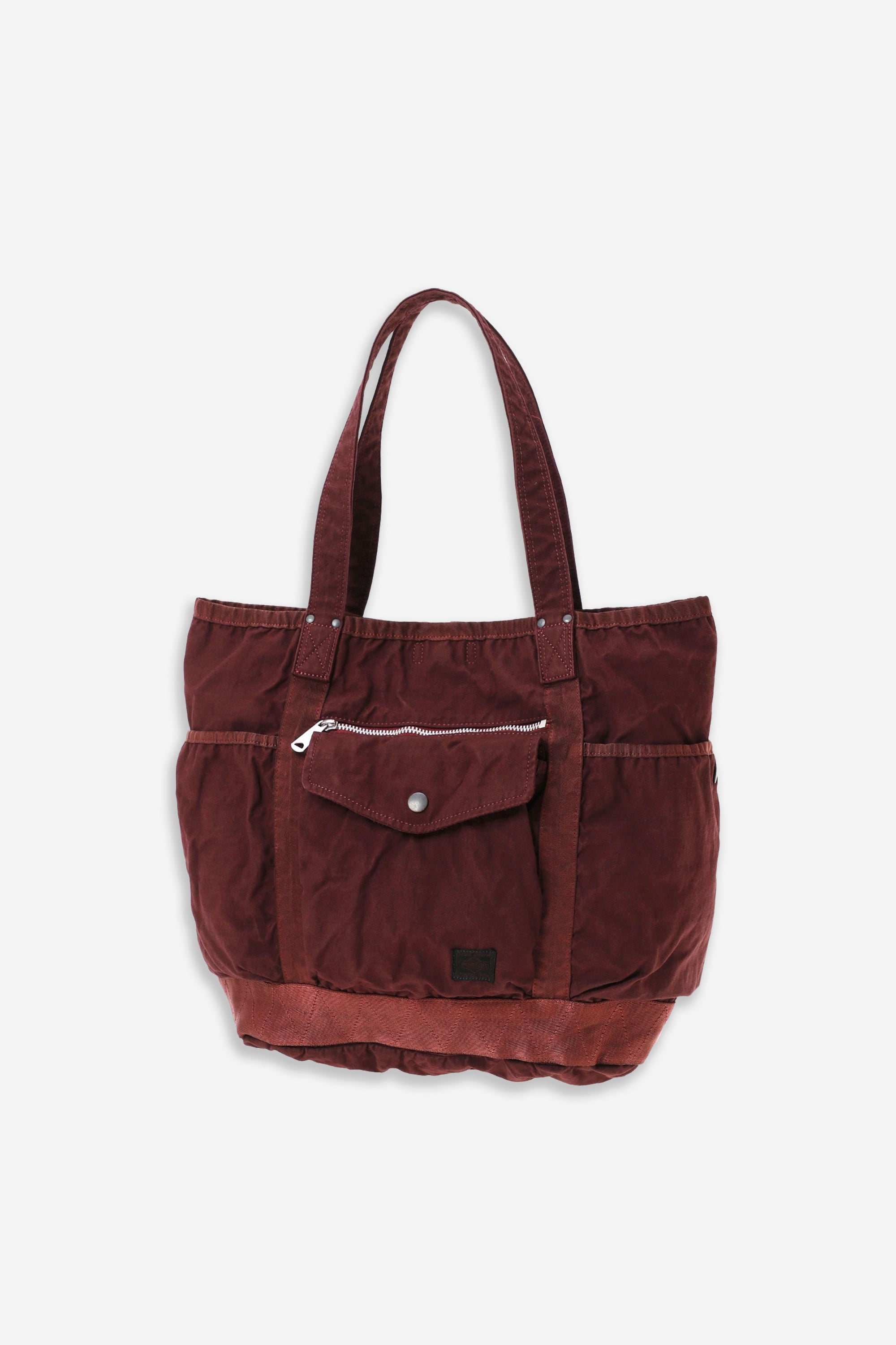 Crag Tote Bag Burgandy