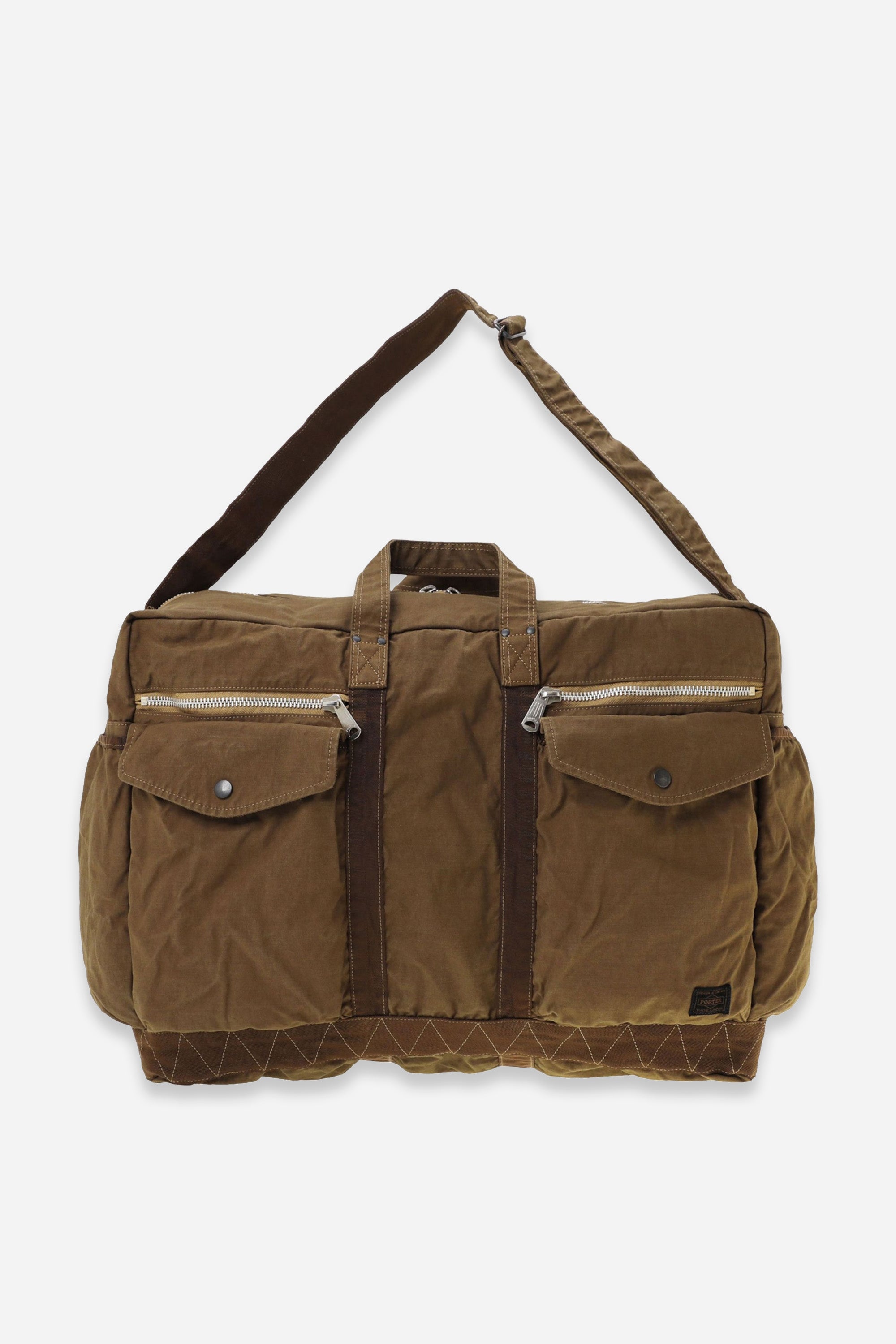 Porter Yoshida & Co. Crag 2Way Boston Bag (L) Coyote