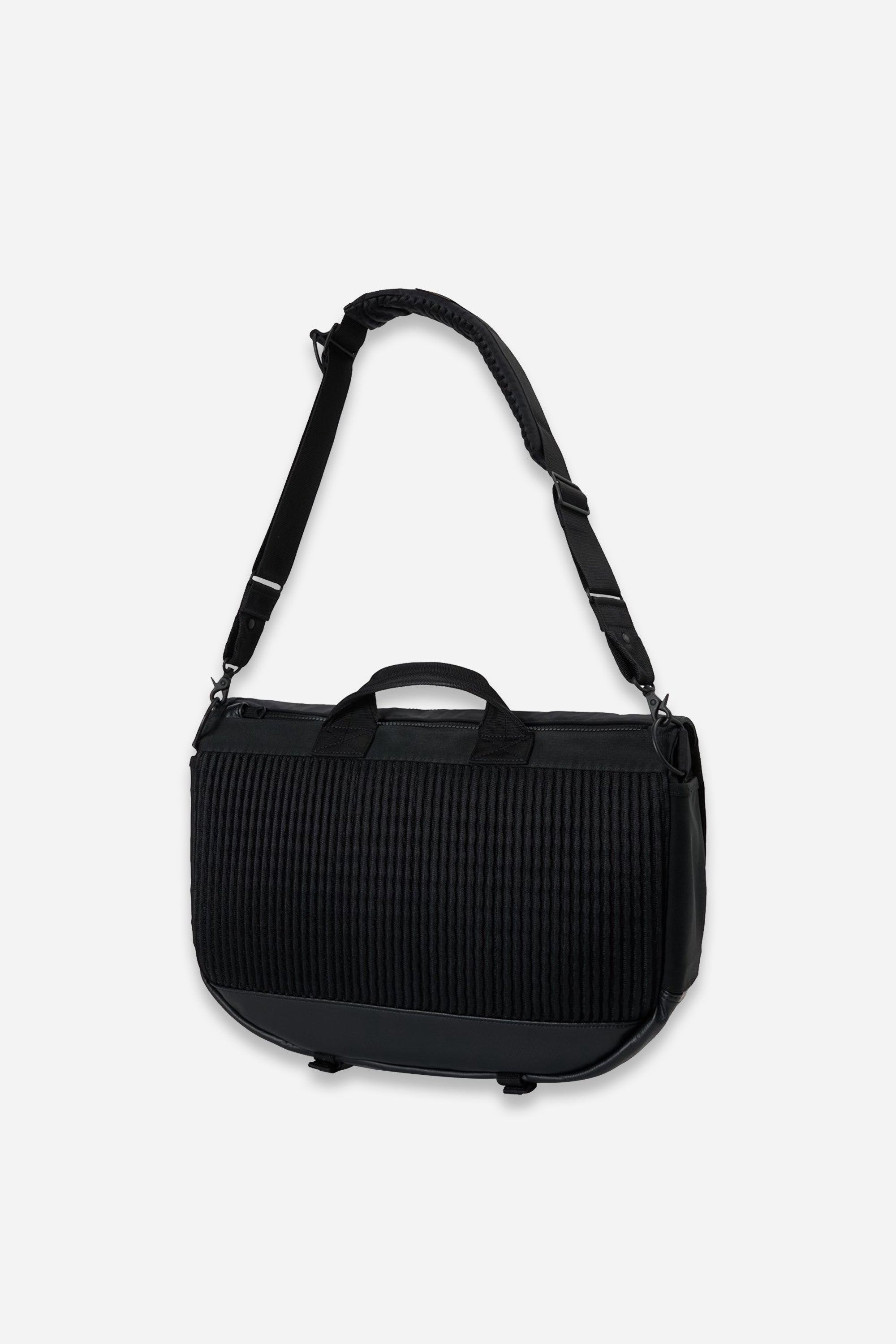Monochrome Messenger Bag Black