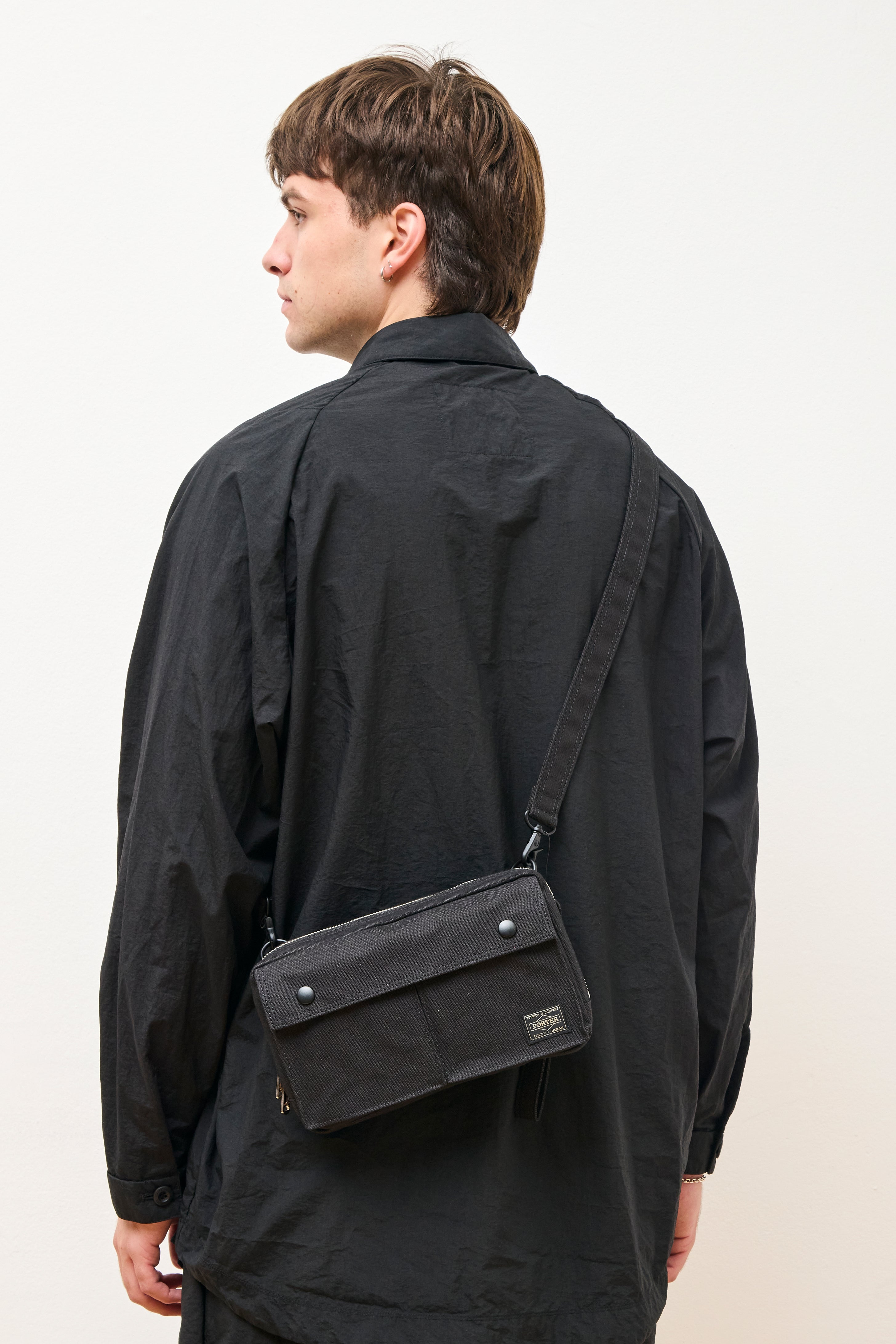 Smoky 2Way Shoulder Bag Black