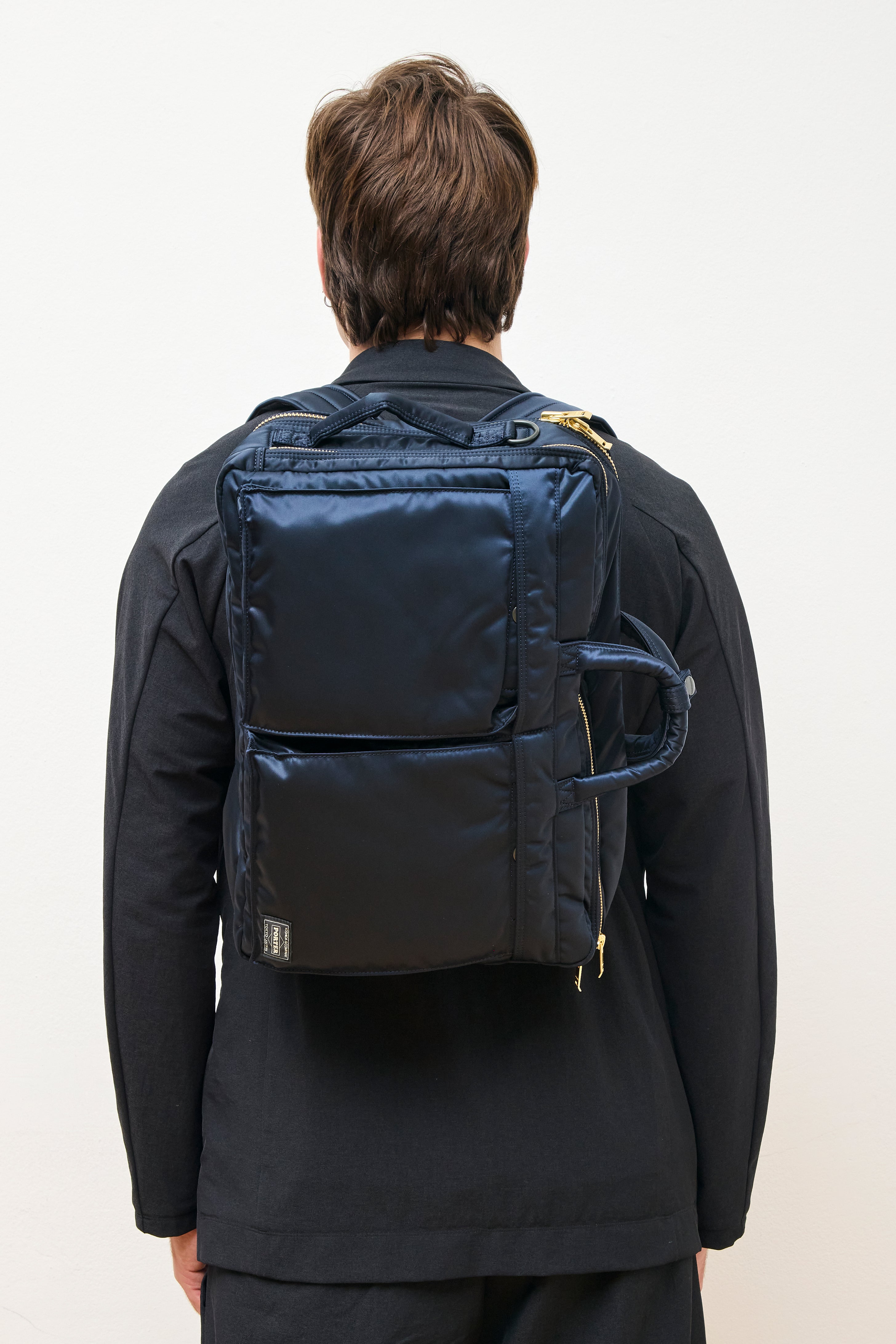 Tanker 3Way Document Bag (W-Zip) Navy