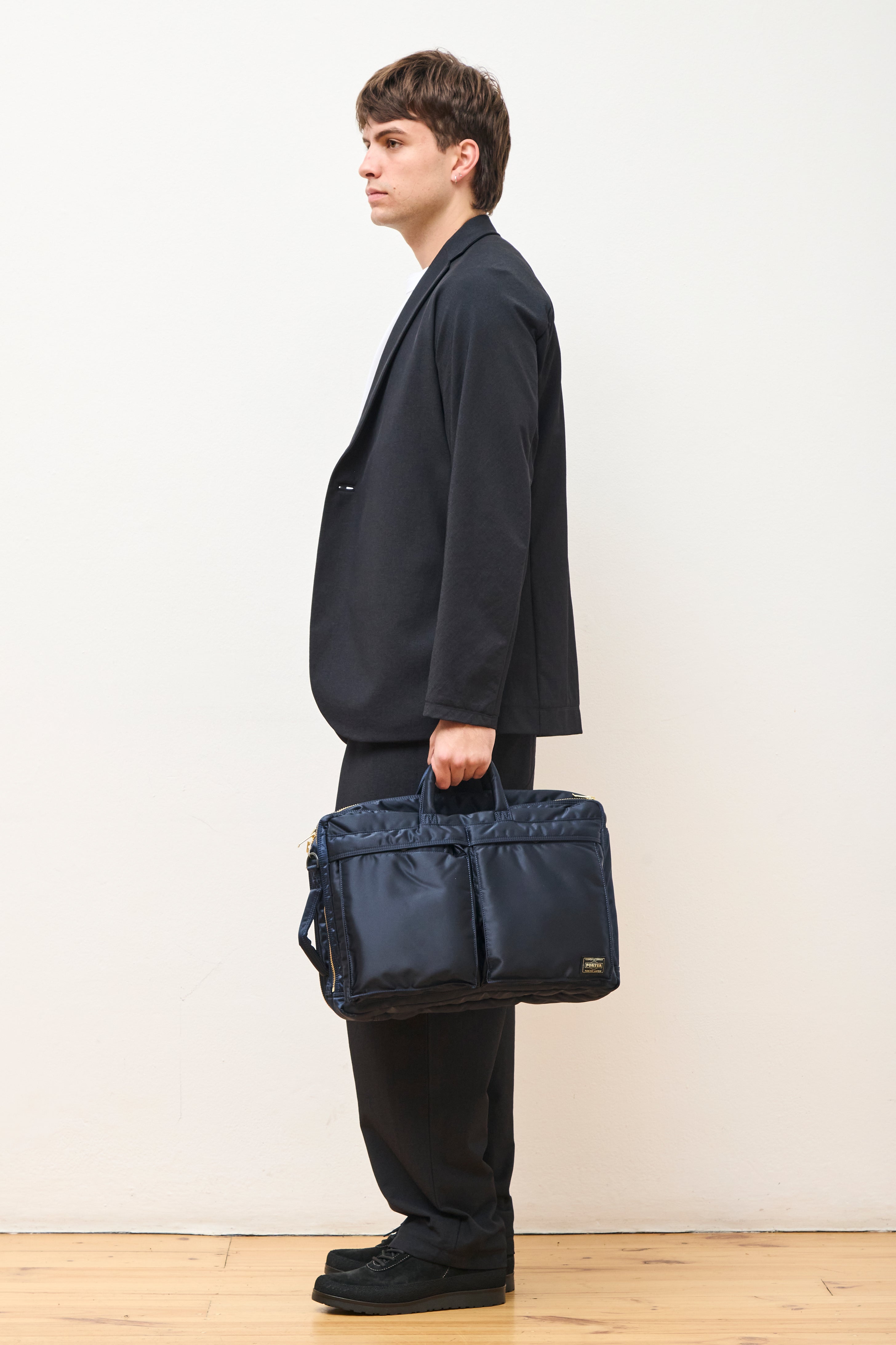 Tanker 3Way Document Bag (W-Zip) Navy