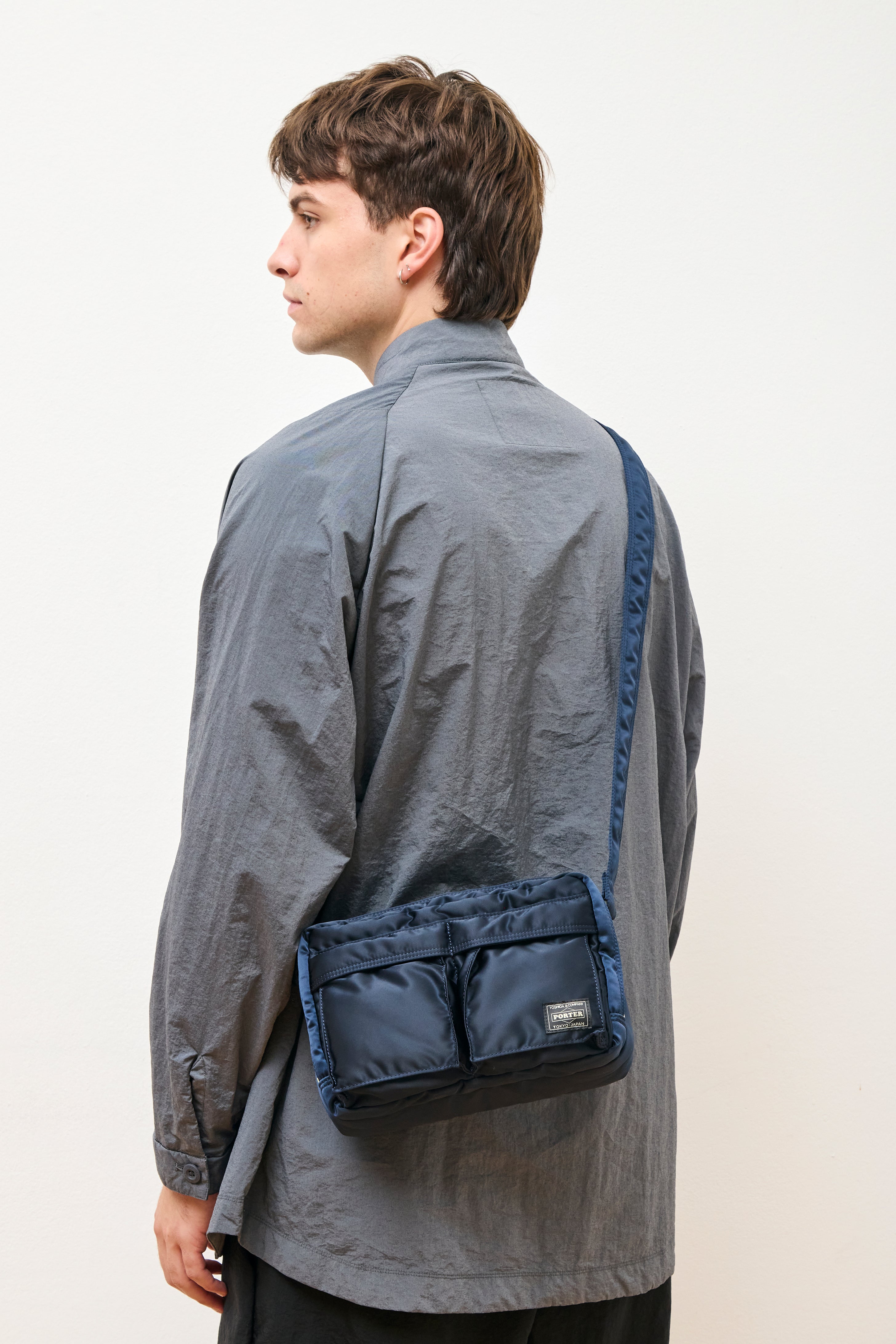 Tanker Sling Bag W-Zip Navy