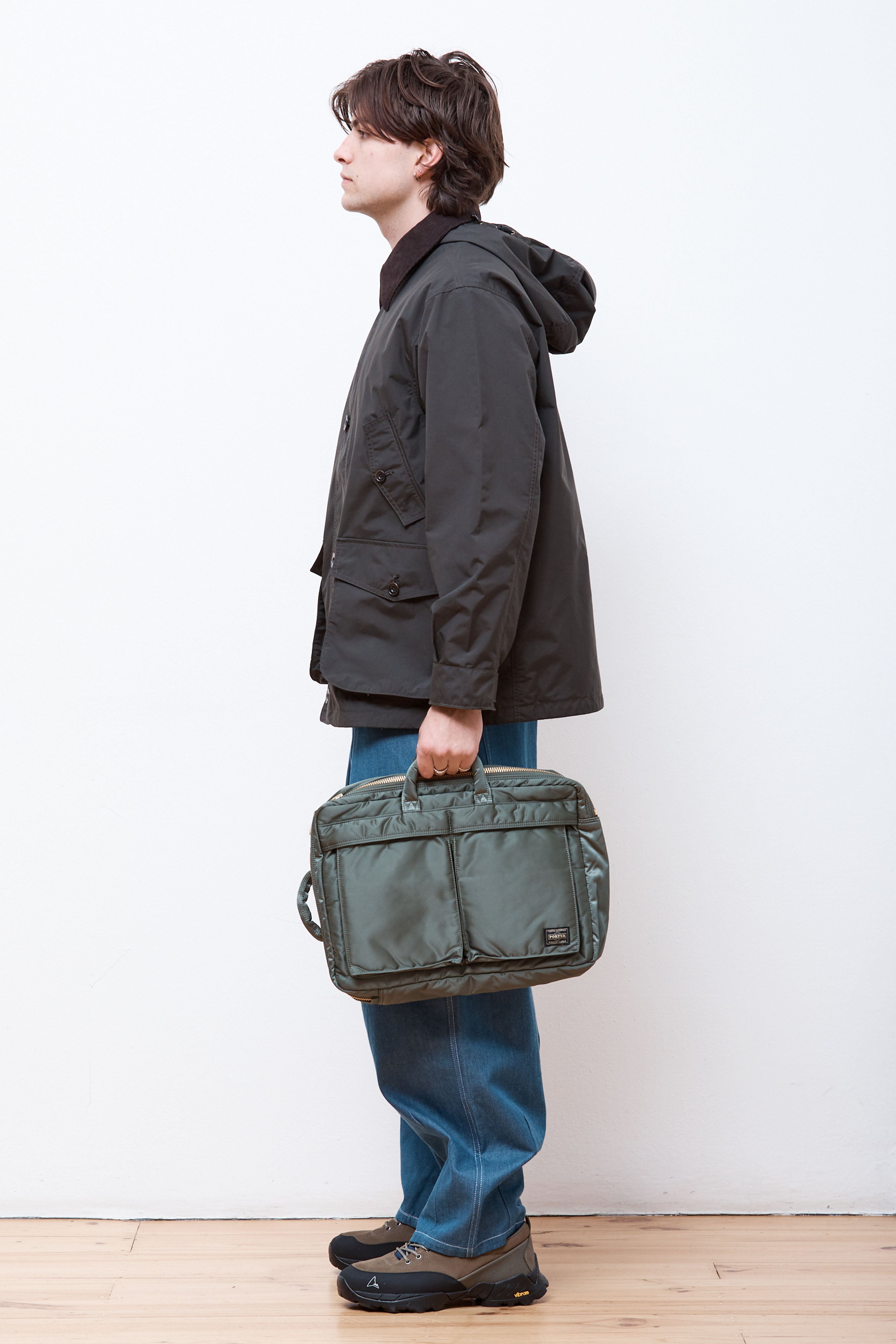 New Tanker 3Way Document Bag Sage Green