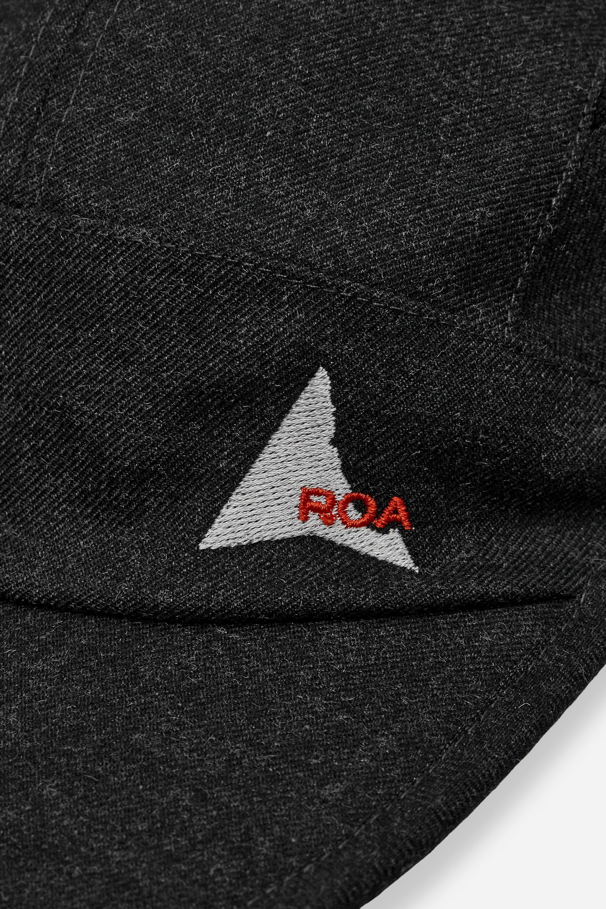 Bri Wool Twill Cap Anthracite