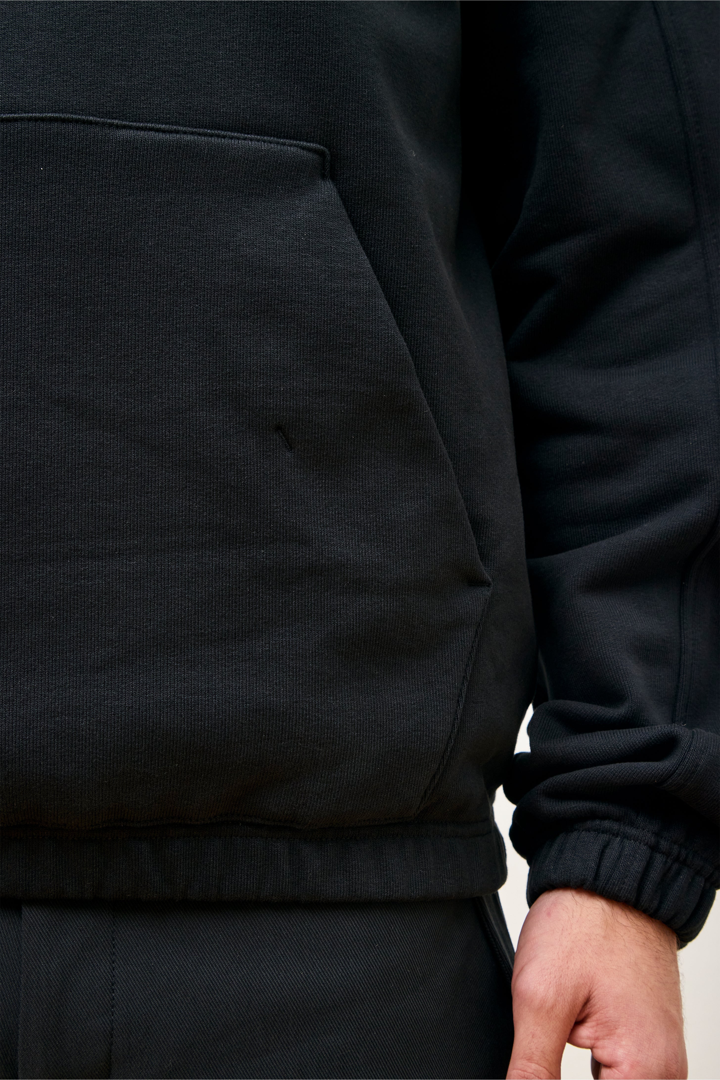 Logo Hoodie Washed Black