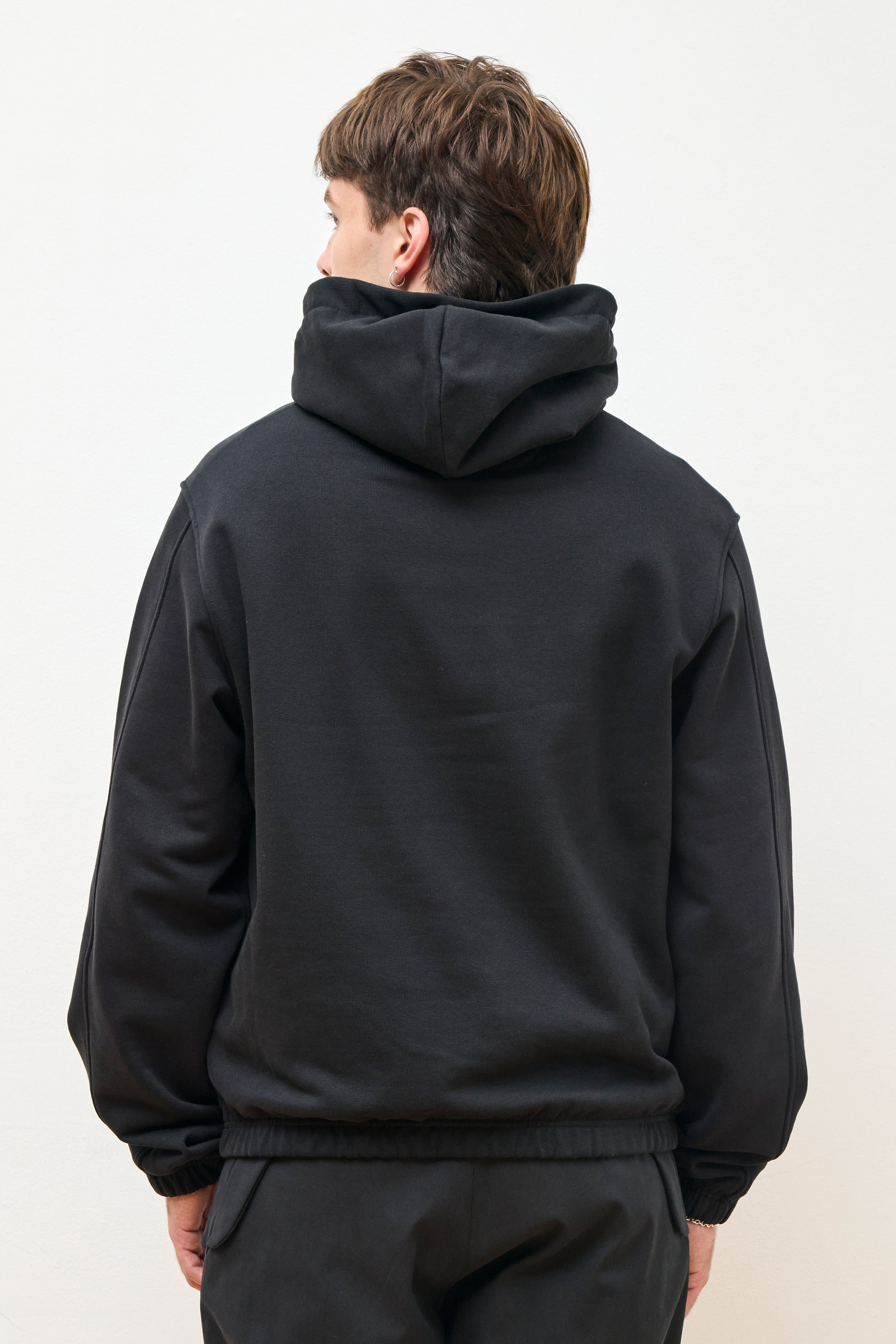 Logo Hoodie Washed Black