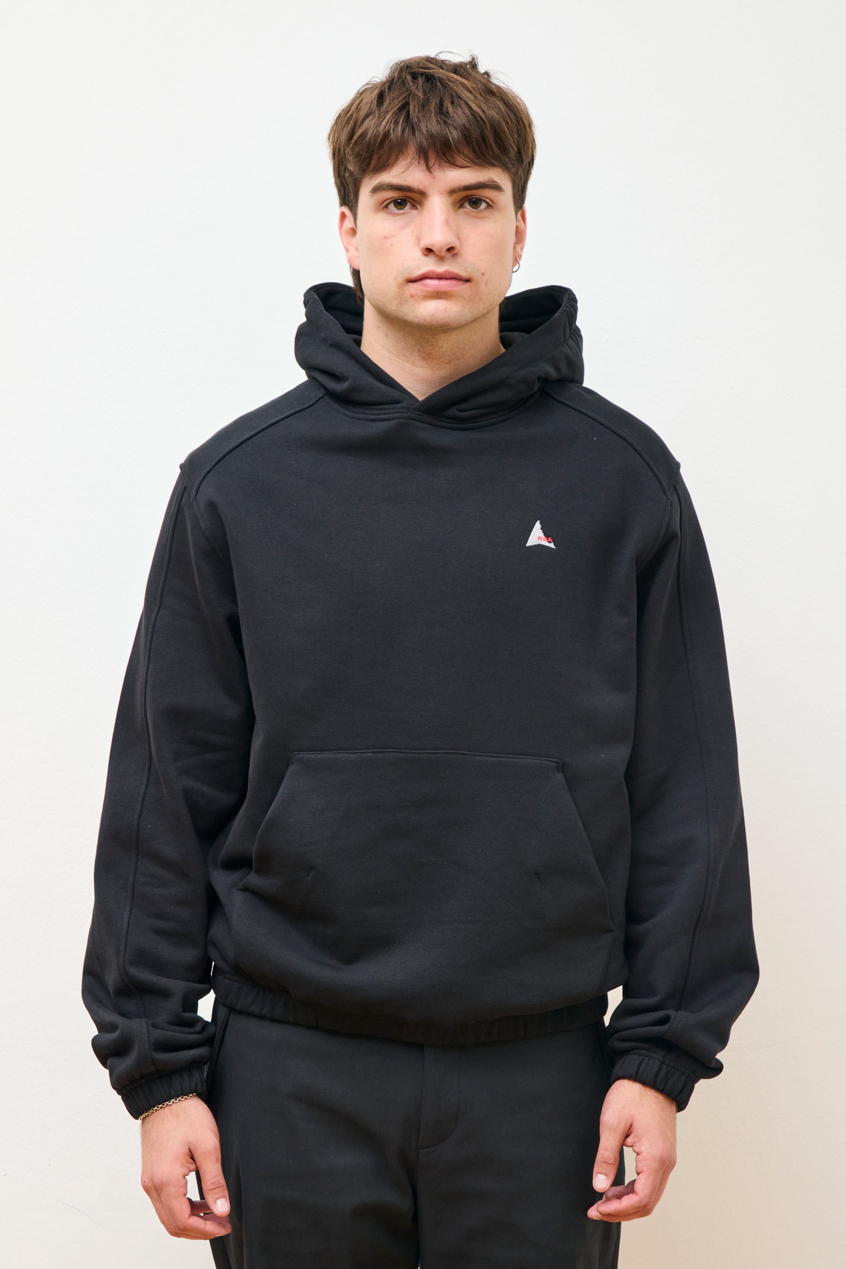 Logo Hoodie Washed Black