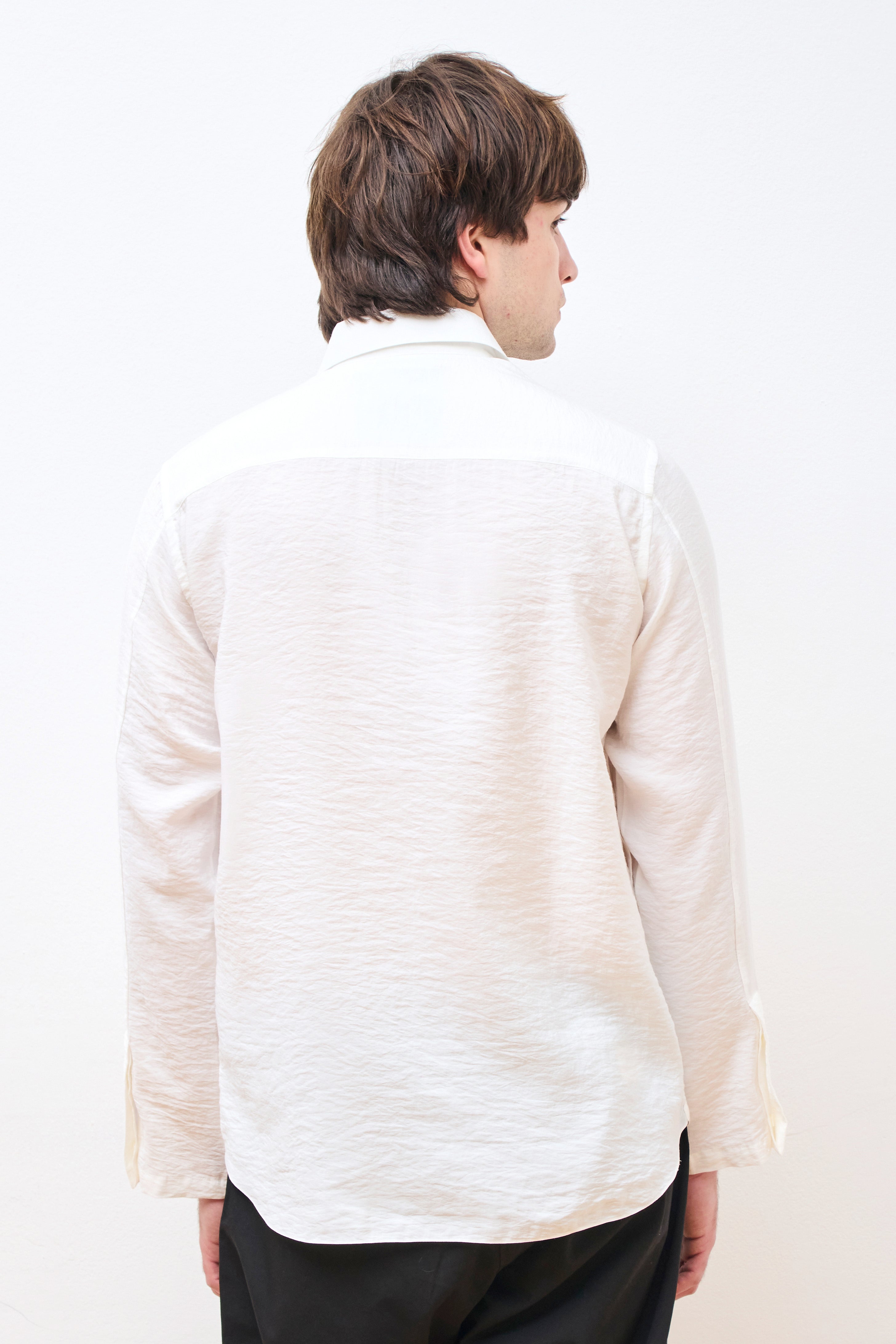 Maker Gauze Modal Poly Classic Shirt Tofu
