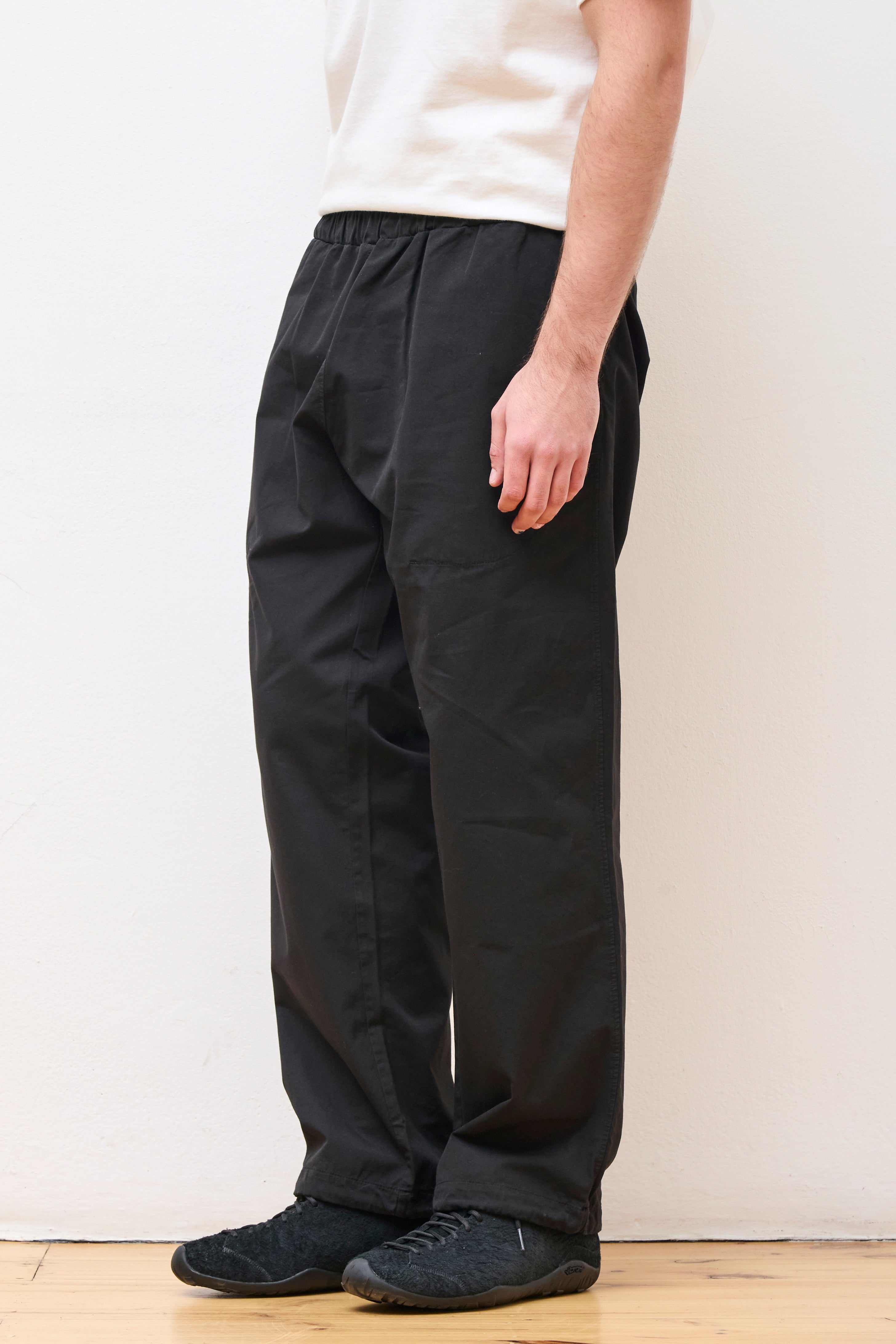 Way Soft Cotton Track Pant Black