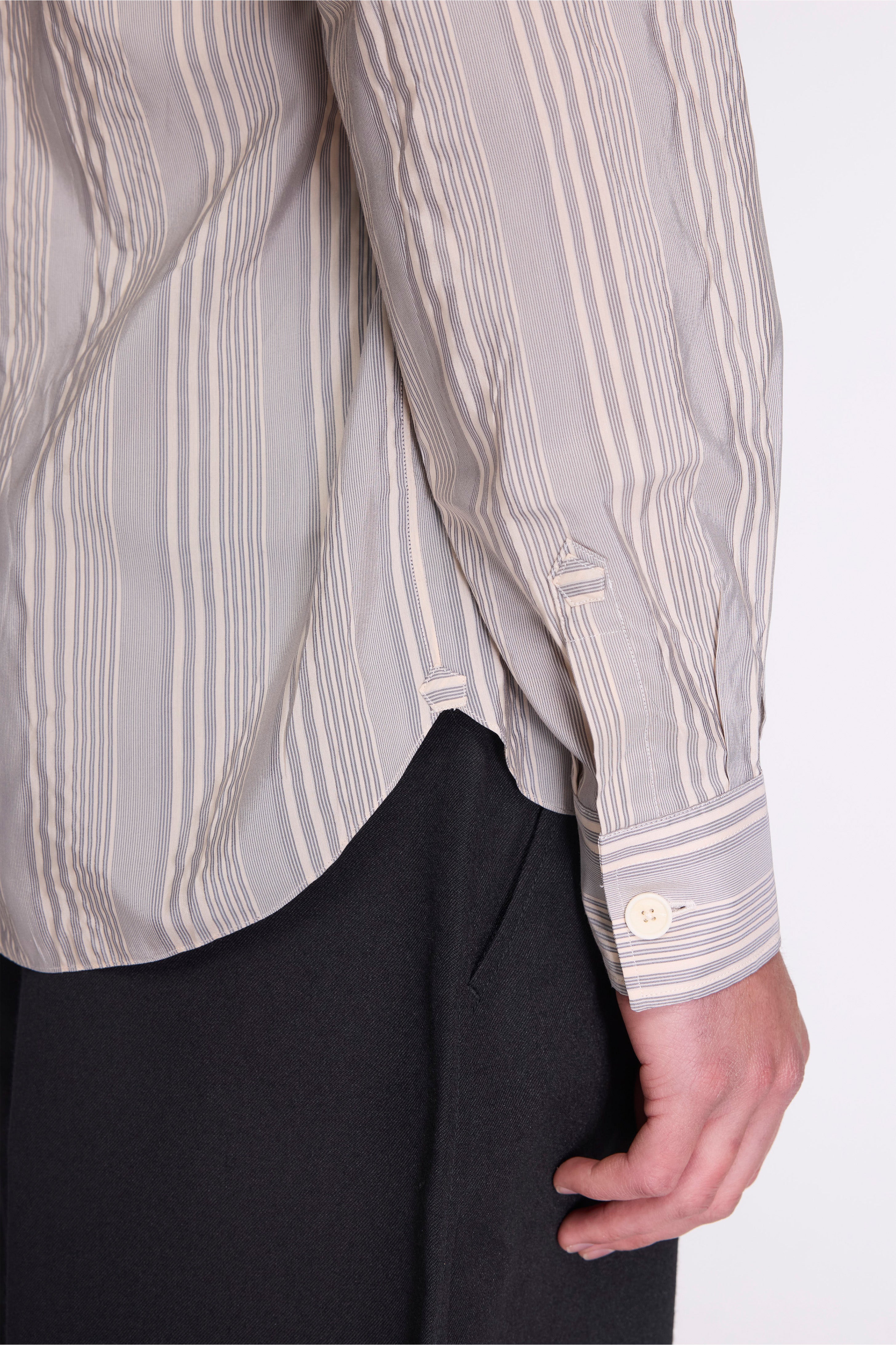 Field Stripy Classic Shirt Rigati Putty/Blue