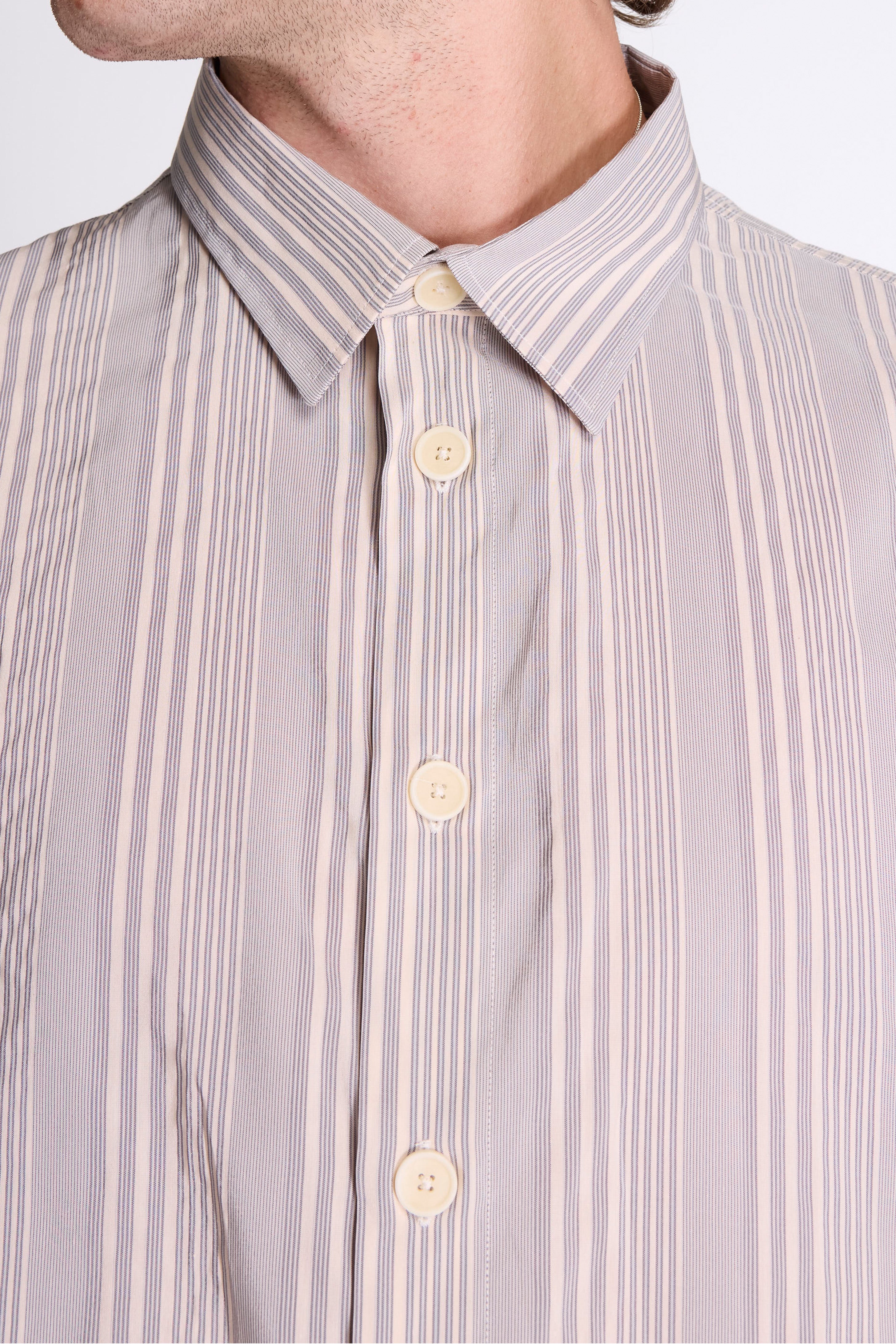 Field Stripy Classic Shirt Rigati Putty/Blue