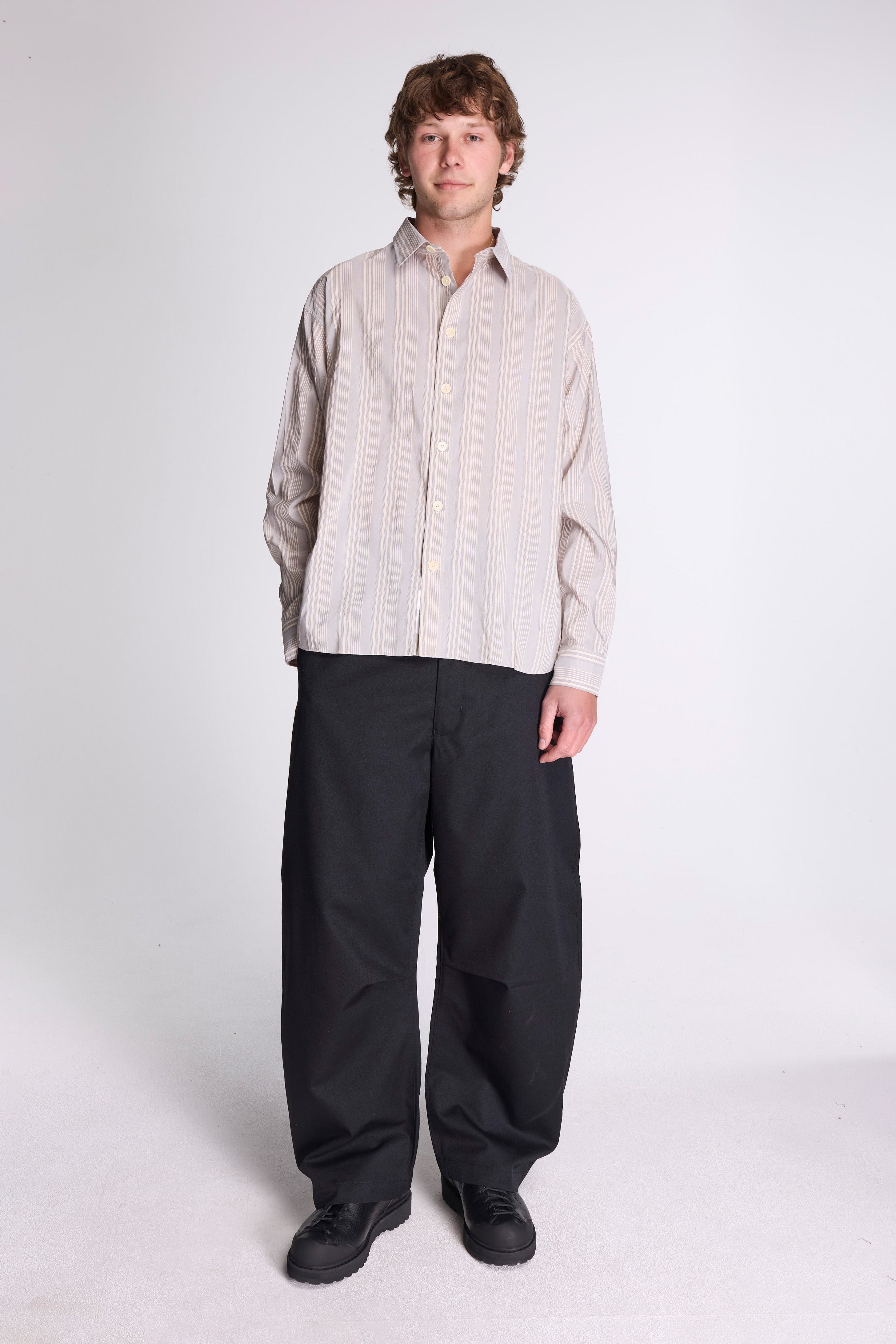 Field Stripy Classic Shirt Rigati Putty/Blue