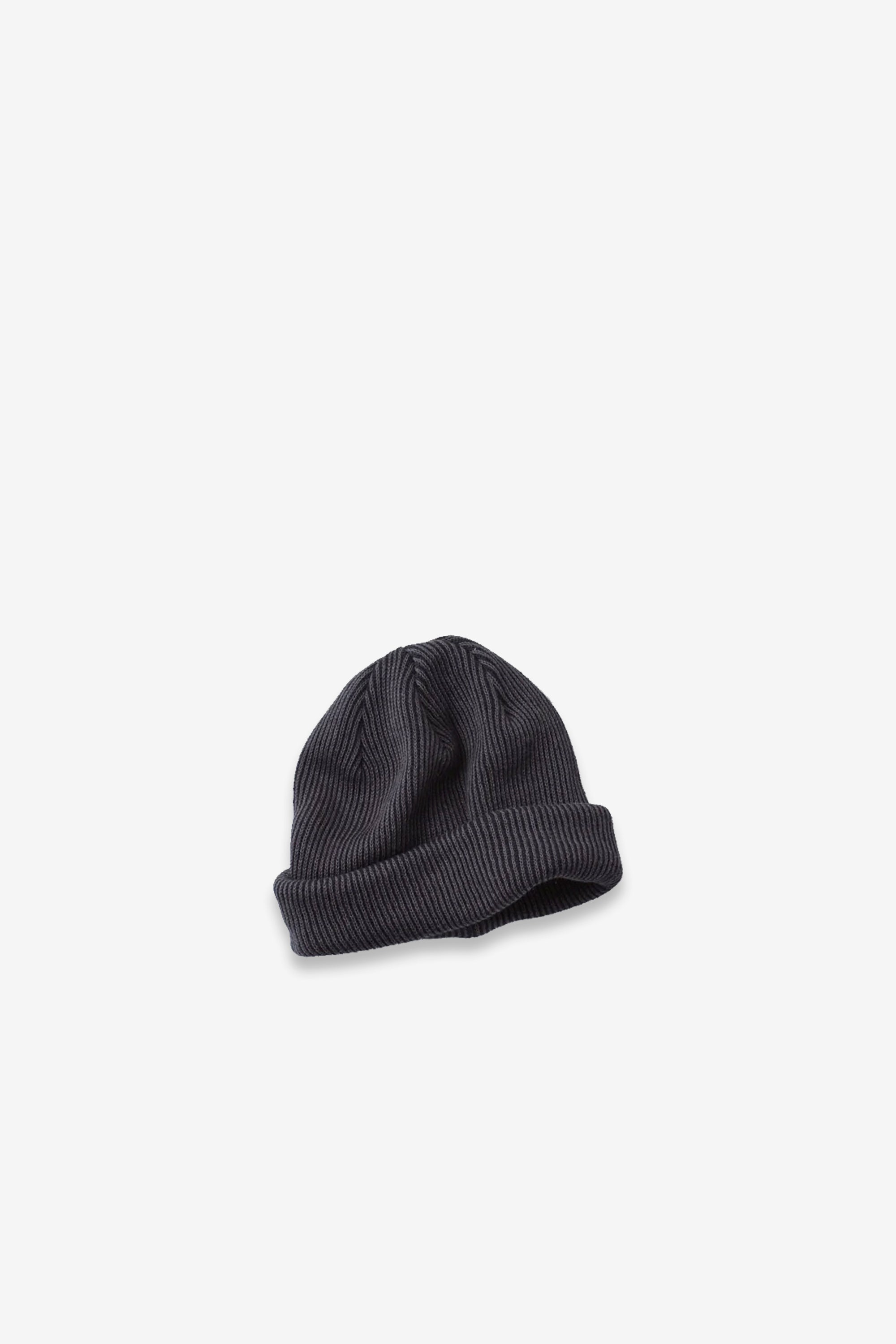 Super Soft 2Way Stripe Beanie Charcoal/Black