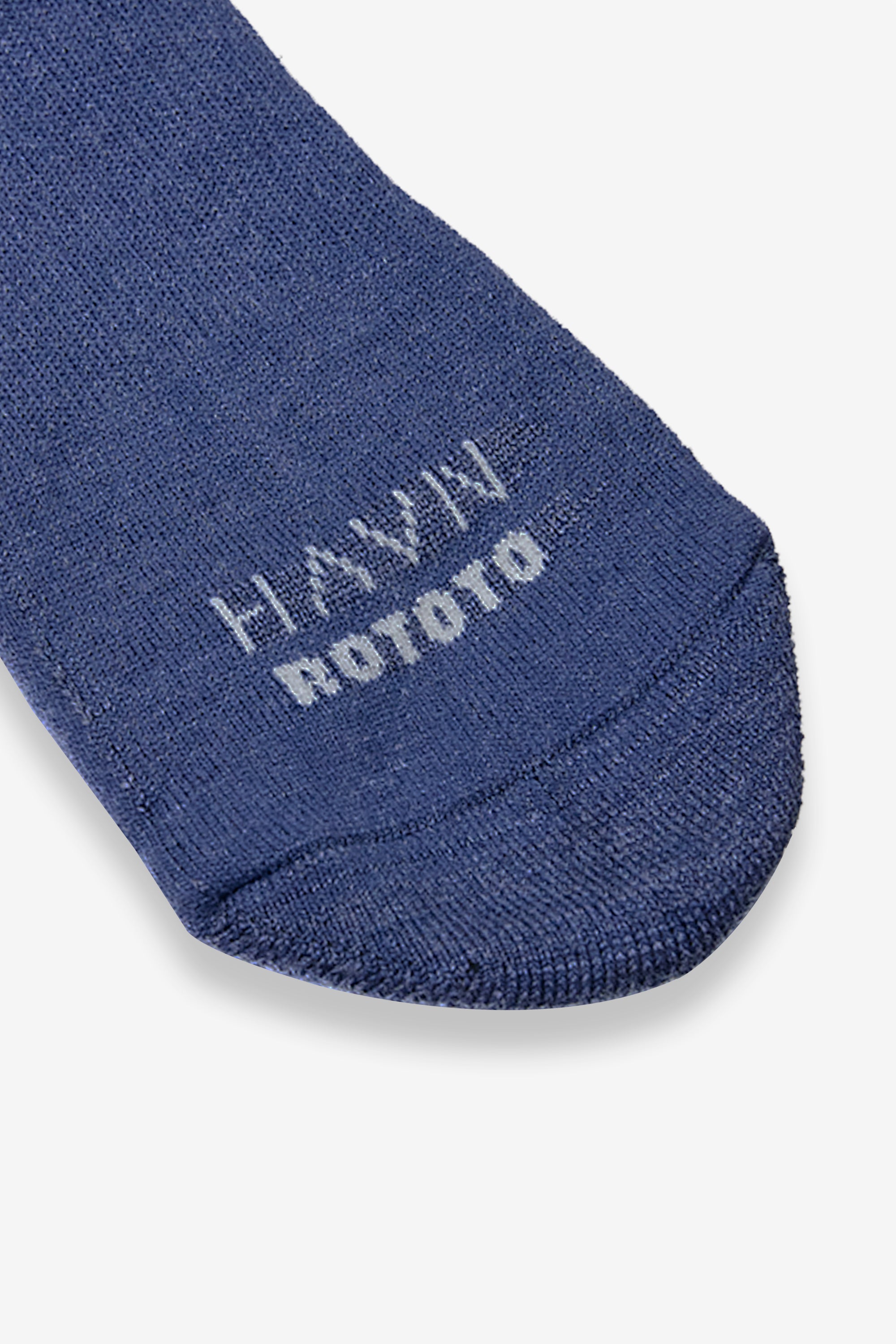 Rototo for HAVN Merino Crew Sock Blue