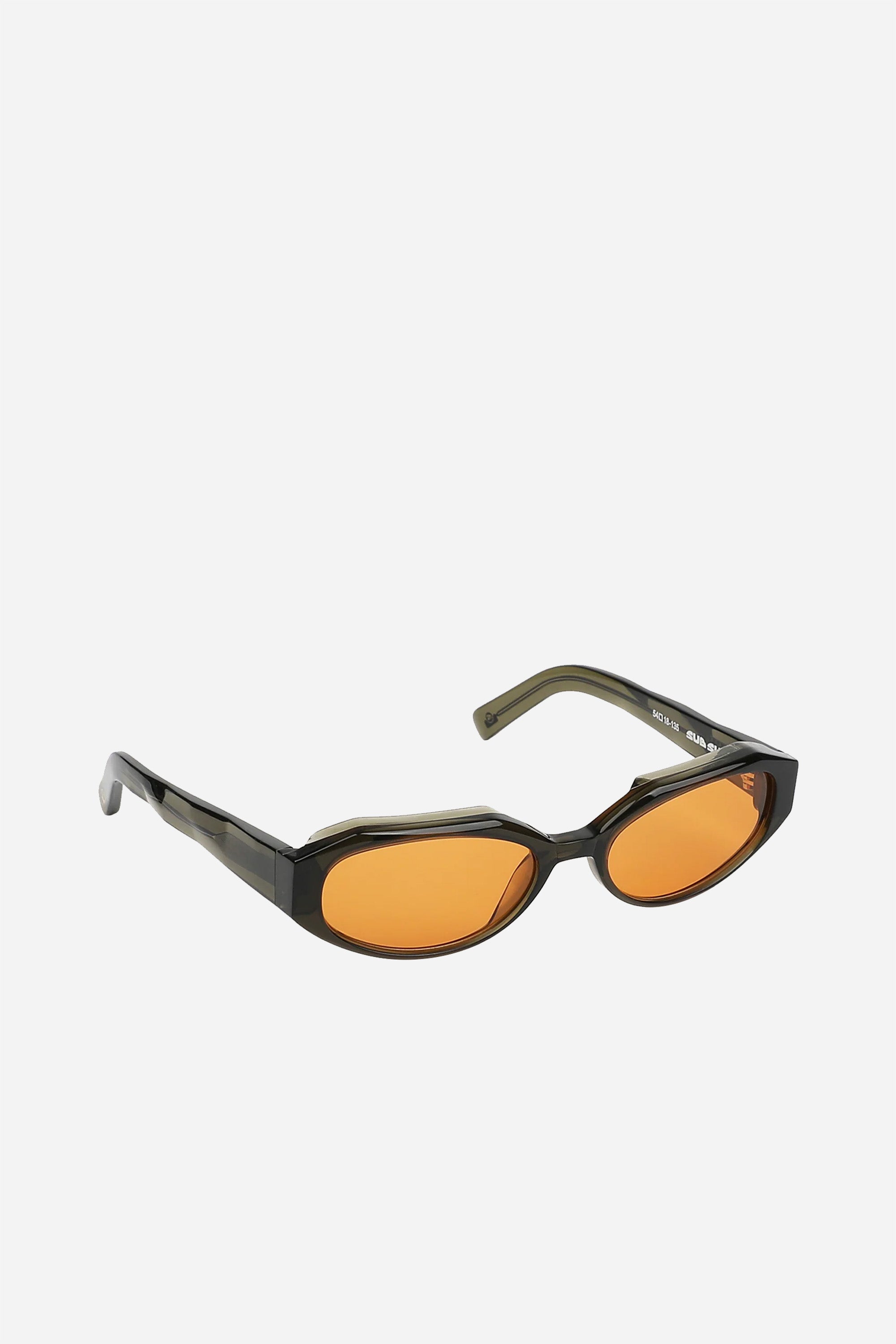 SUB015 Transparent Green/Orange