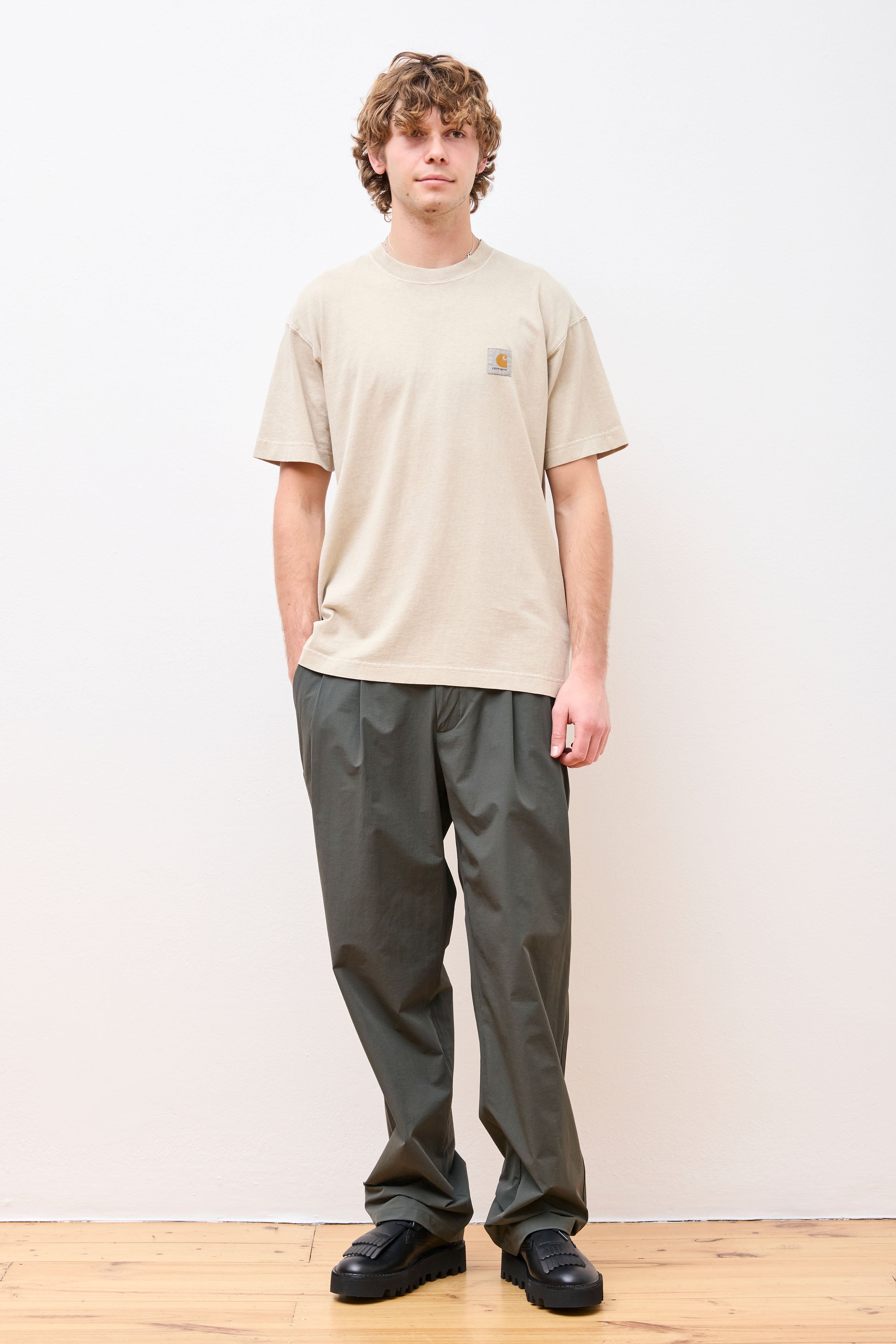 S/S Nelson T-Shirt Fleur De Sel