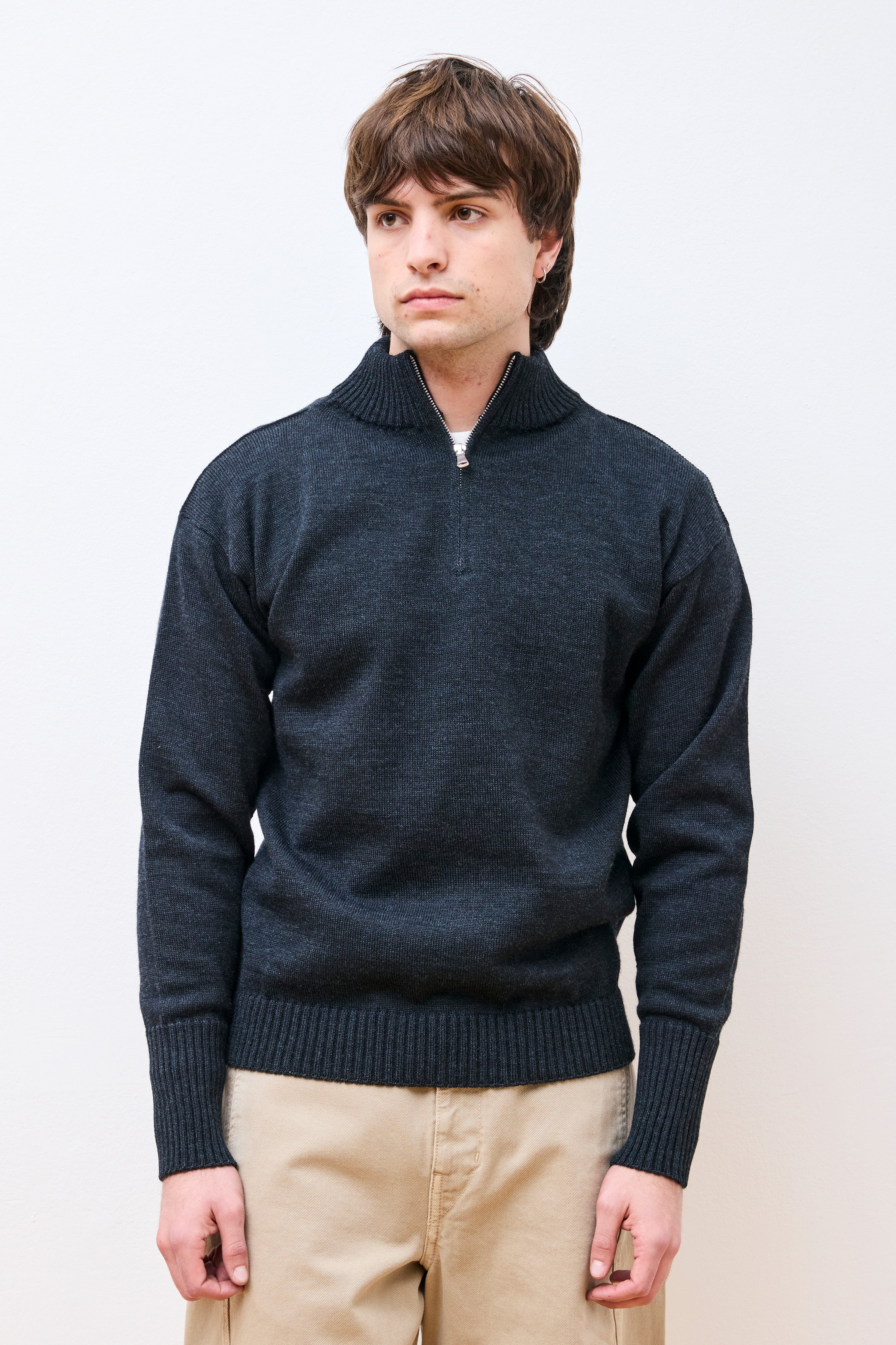 Seaman Half-Zip Dark Indigo