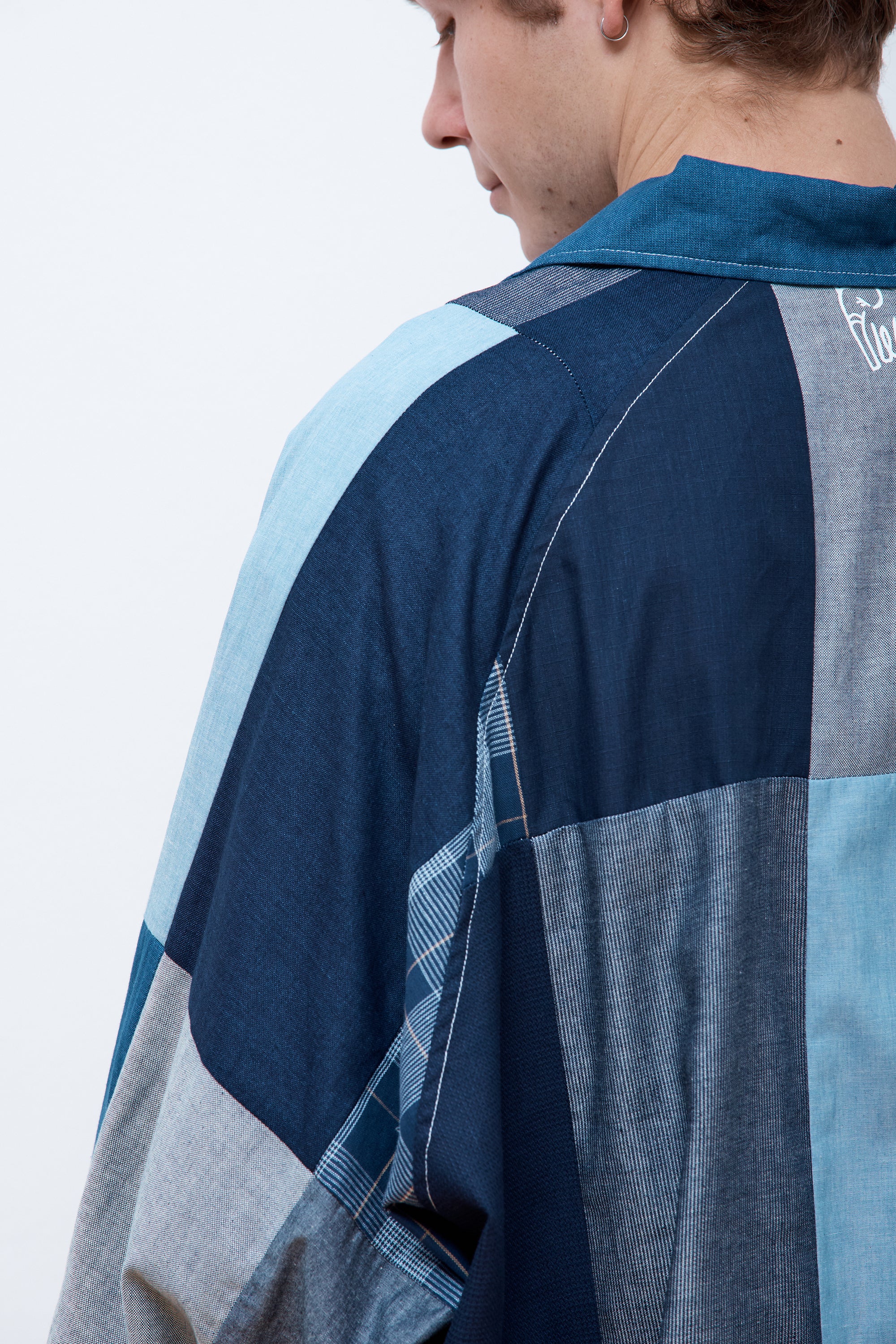 Multi Big Pocket Shirt Indigo