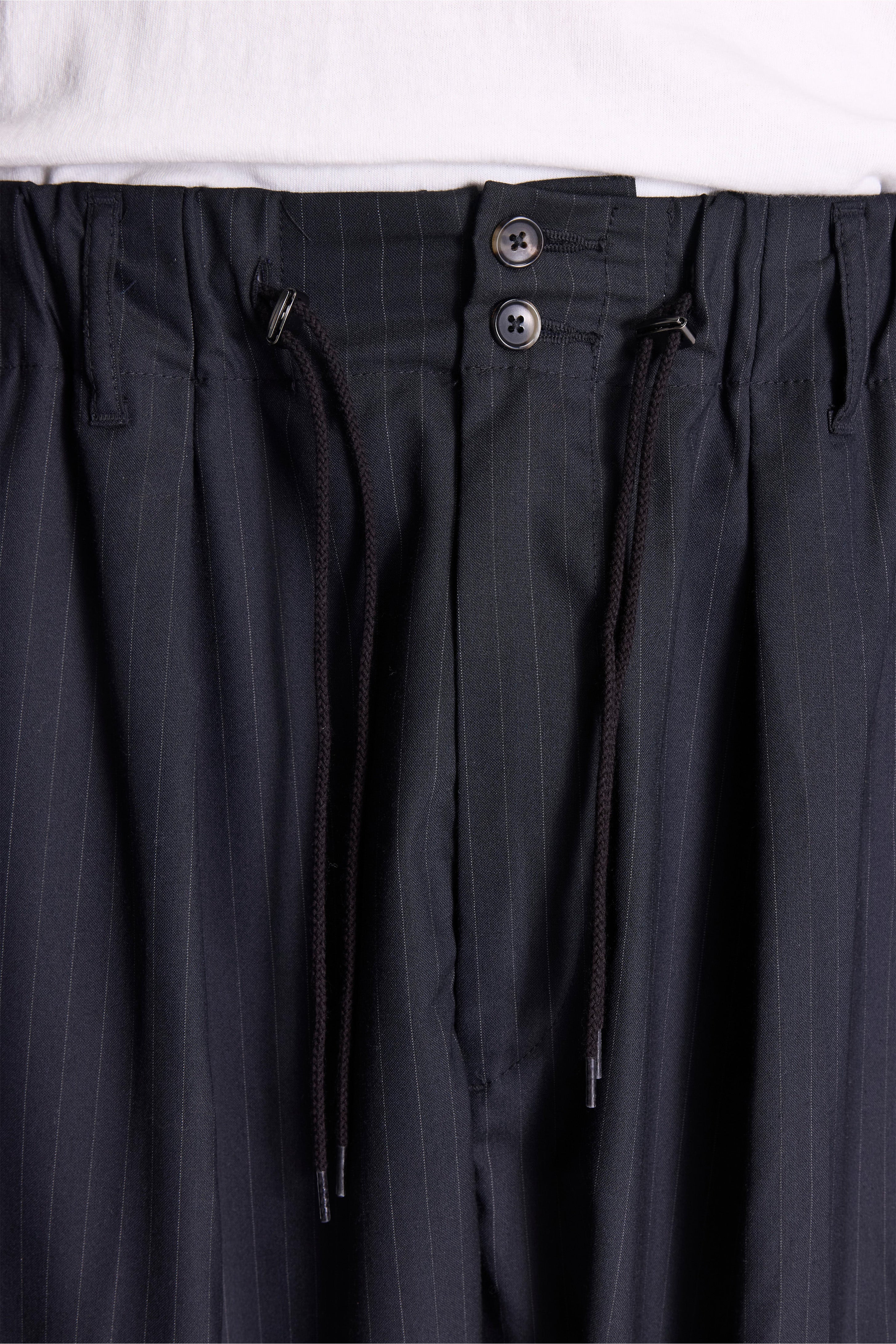 Circular Pants Black Stripe