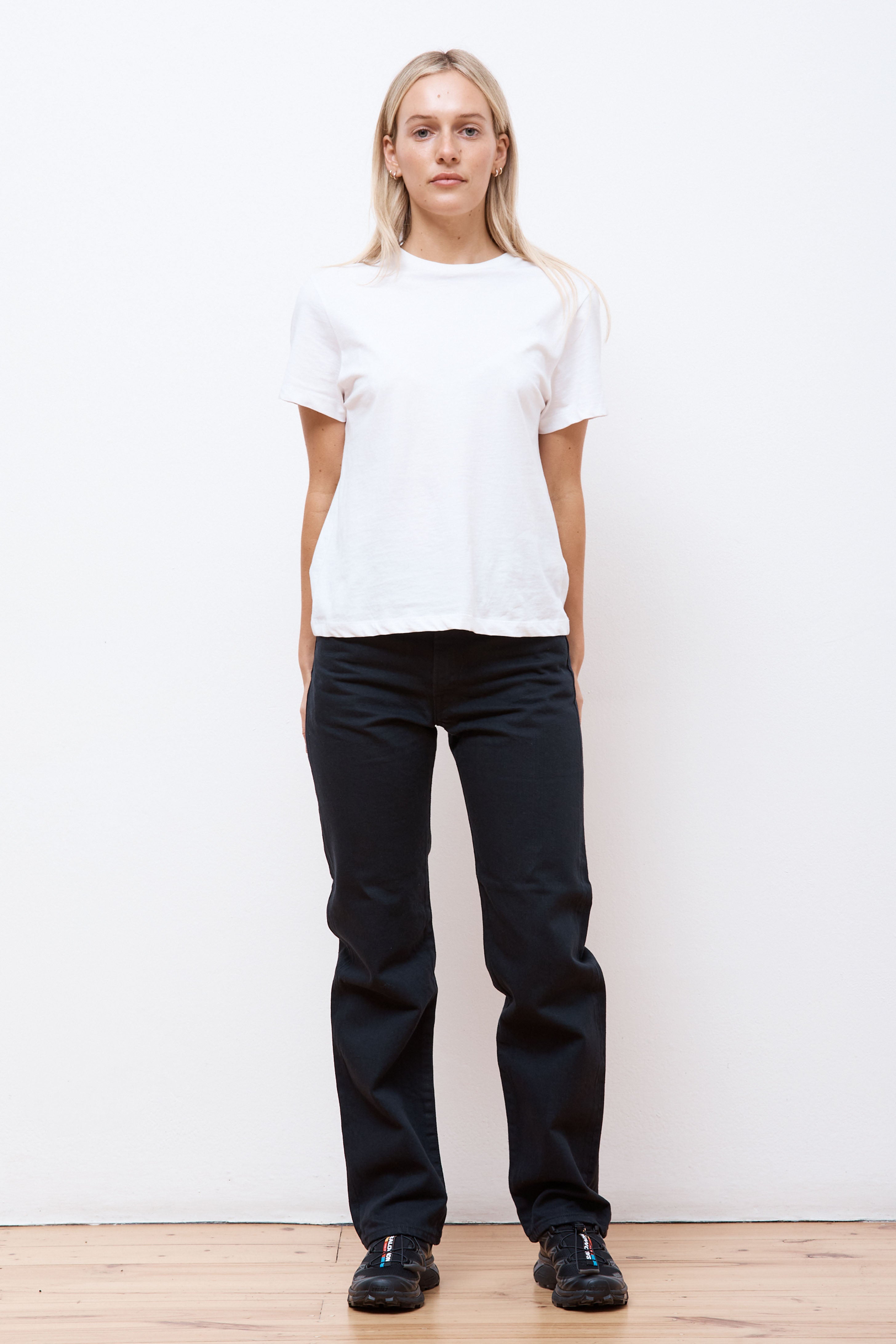 Recycled Cotton 5 Pocket Denim Regular Black