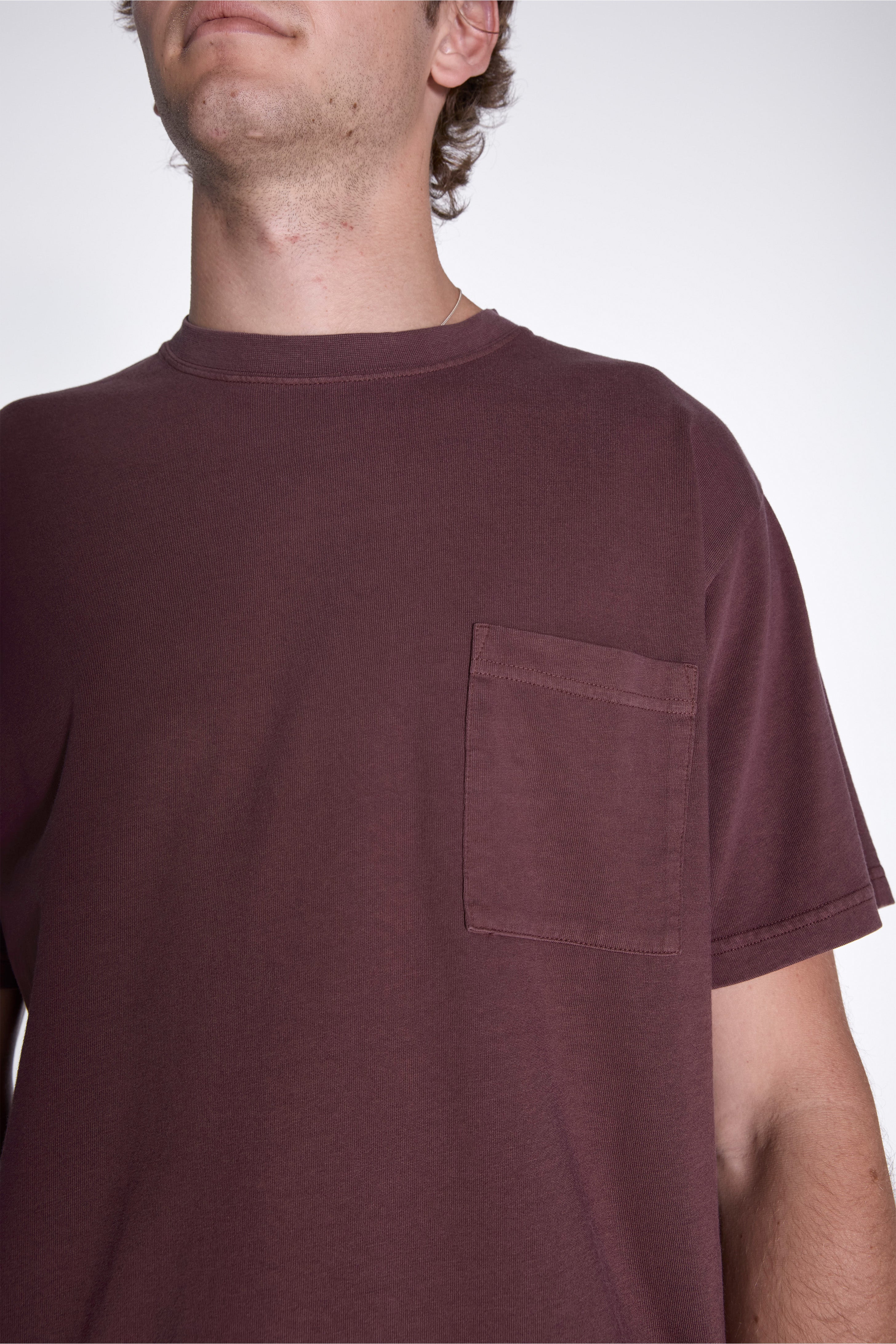 Garment Dyed T-Shirt Burgundy