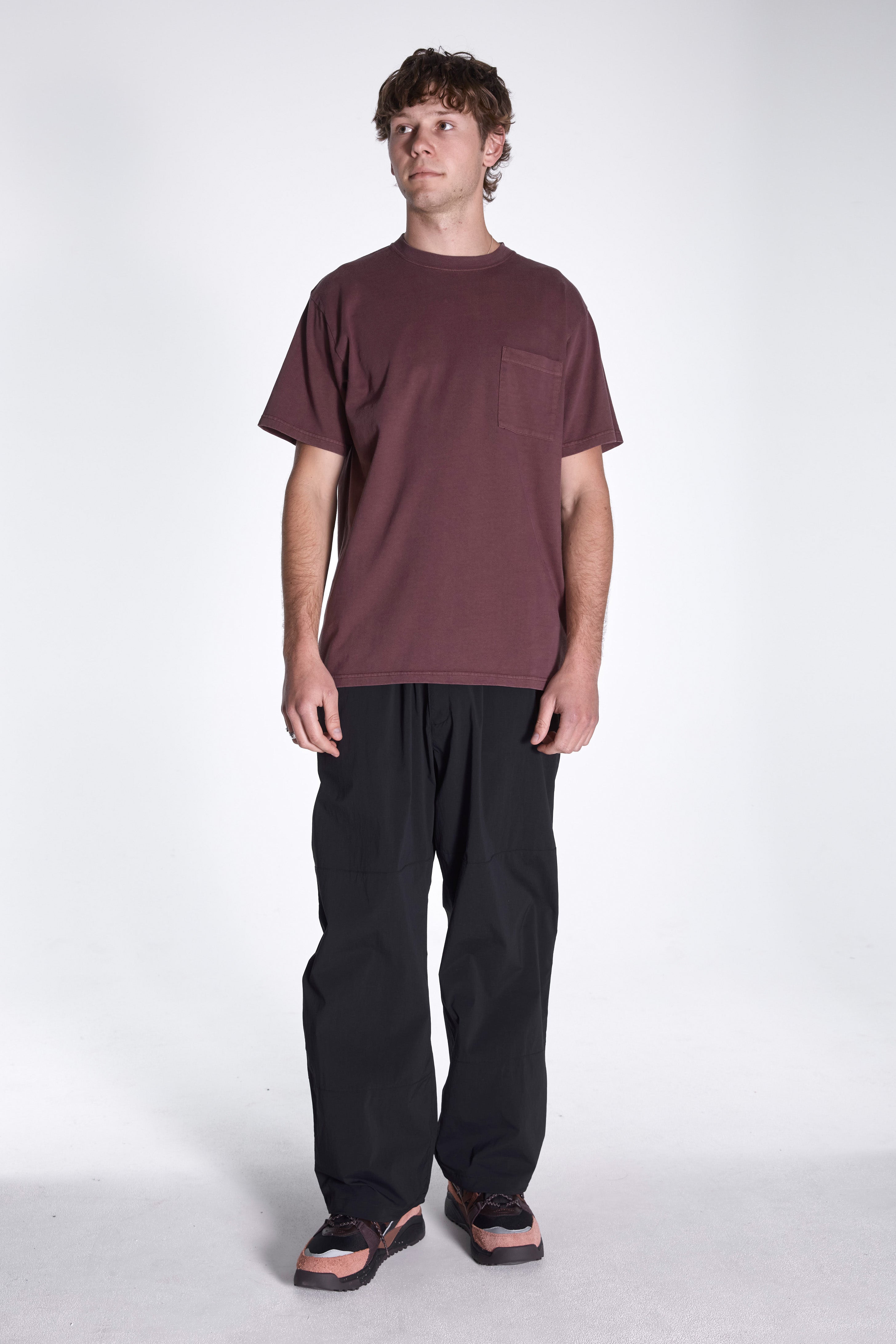 Garment Dyed T-Shirt Burgundy