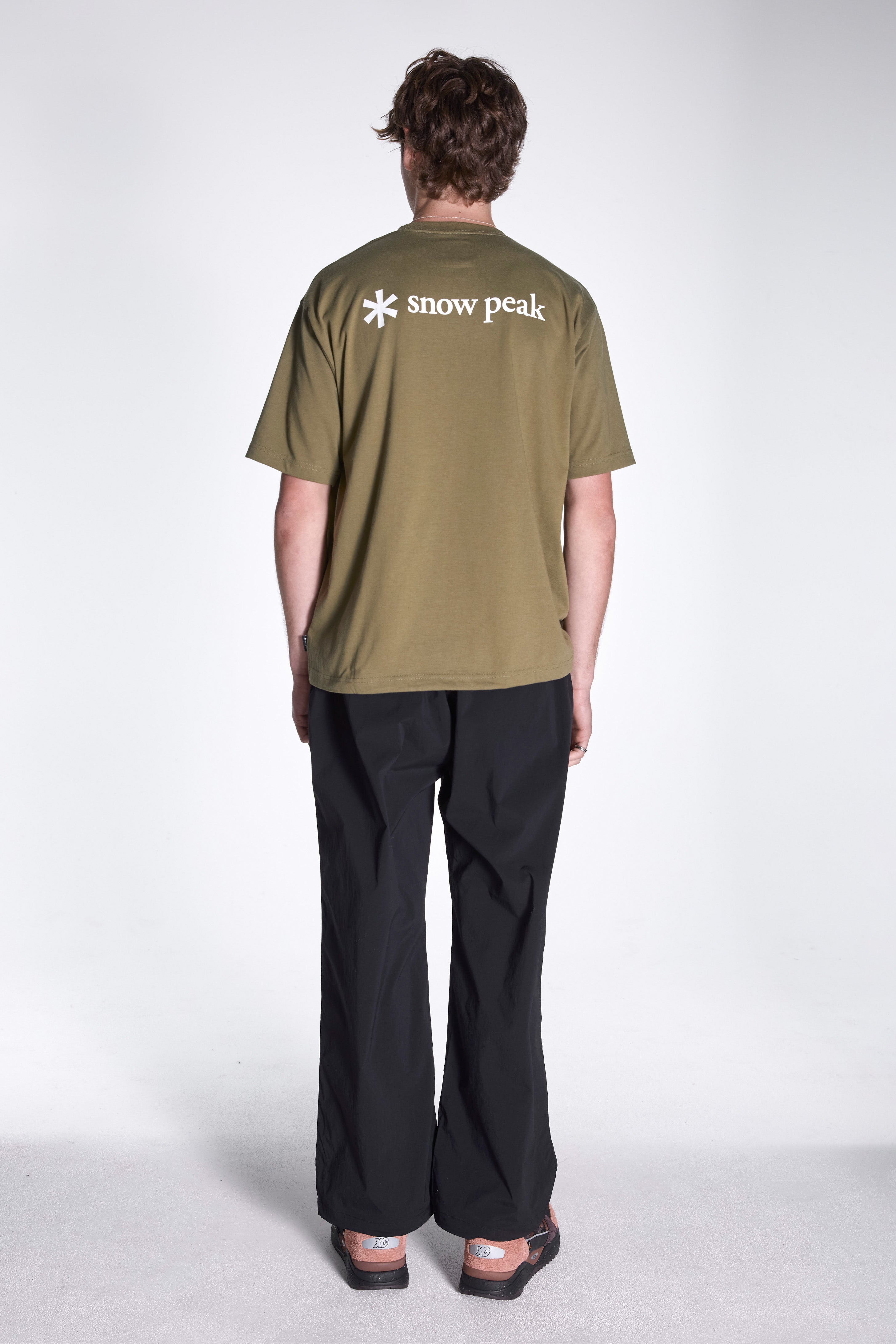 Nsd Back Printed Logo T-Shirt Olive