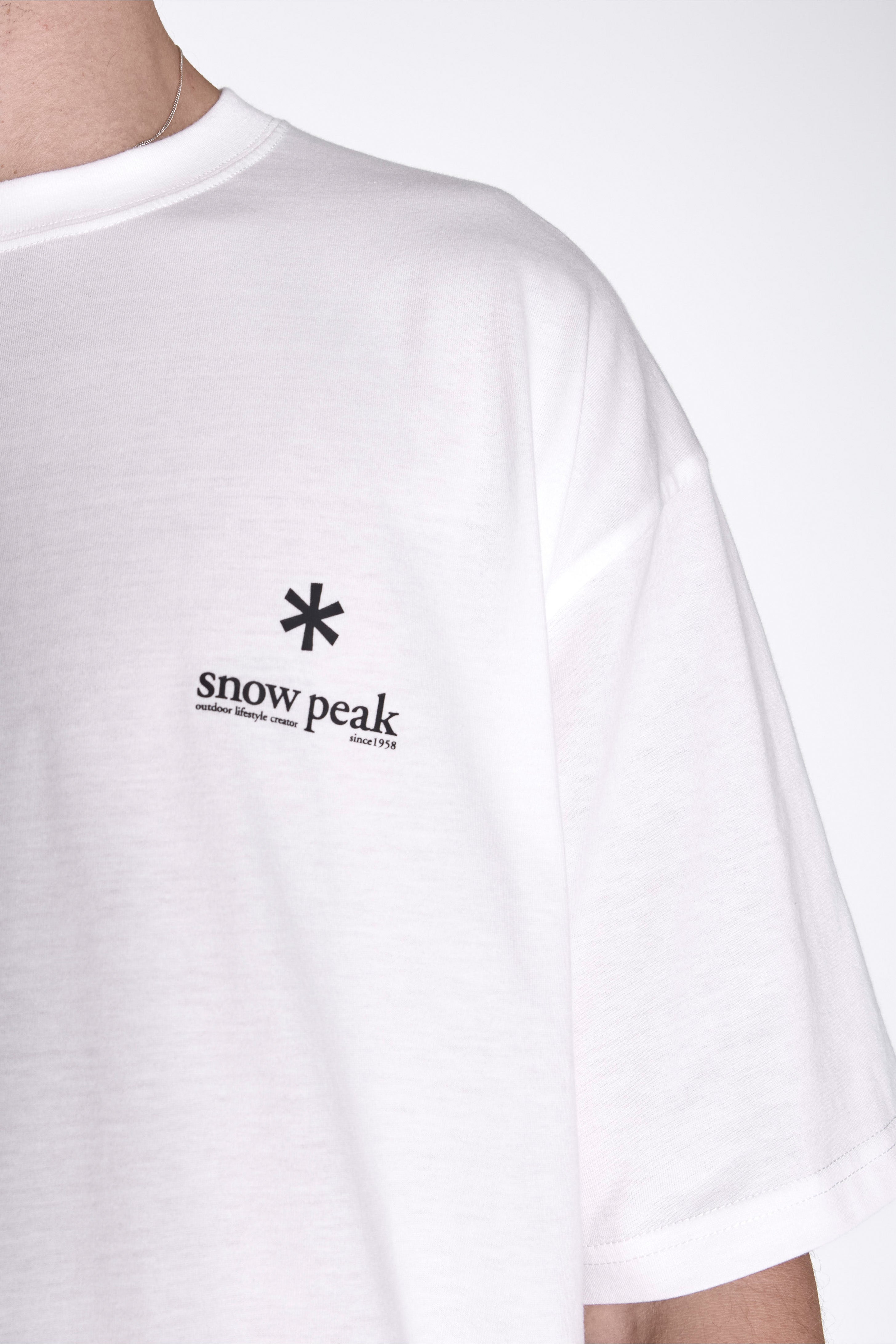 Soft Cotton Relaxed Logo T-Shirt Off White