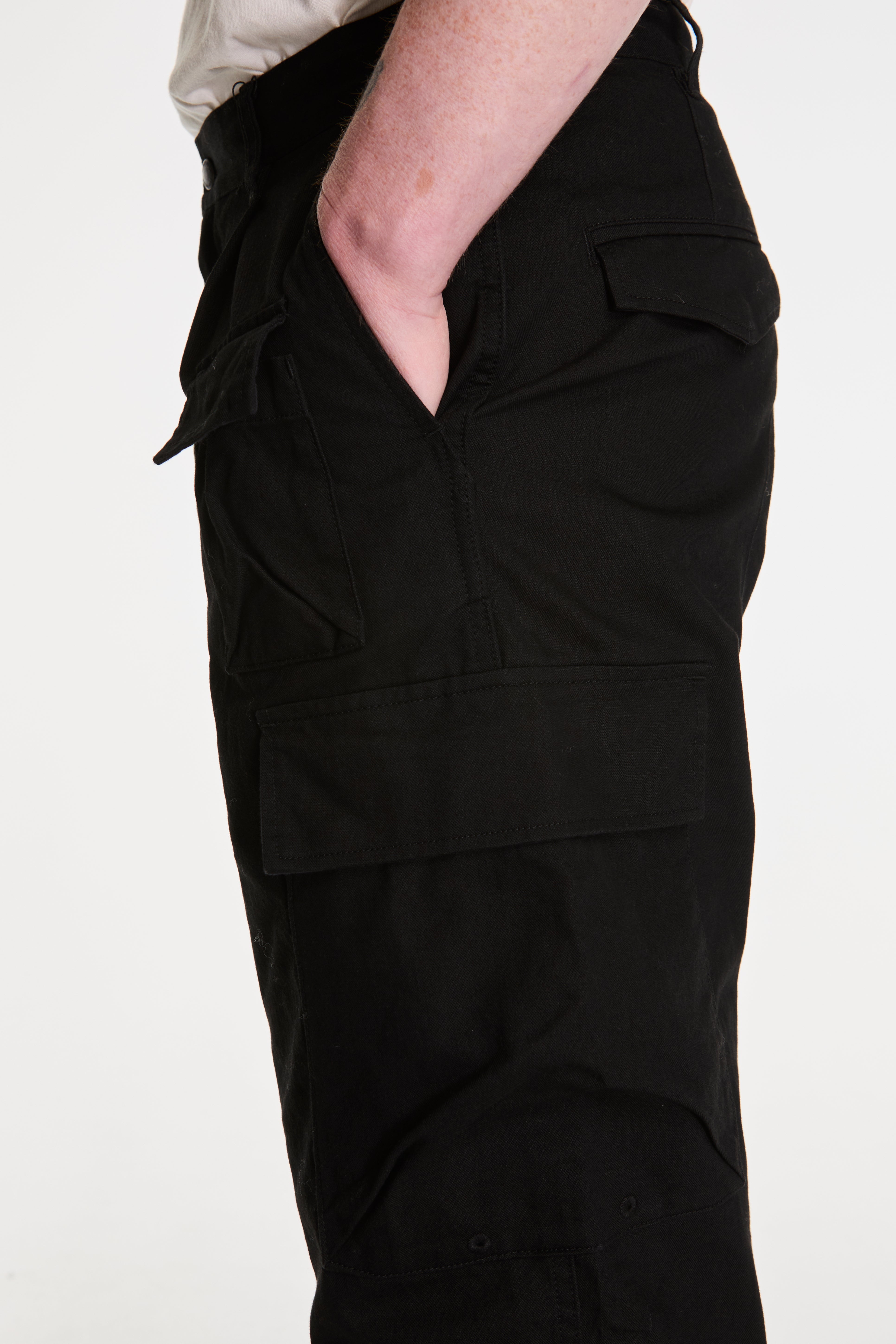 Takibi Chino Cargo Pants Black