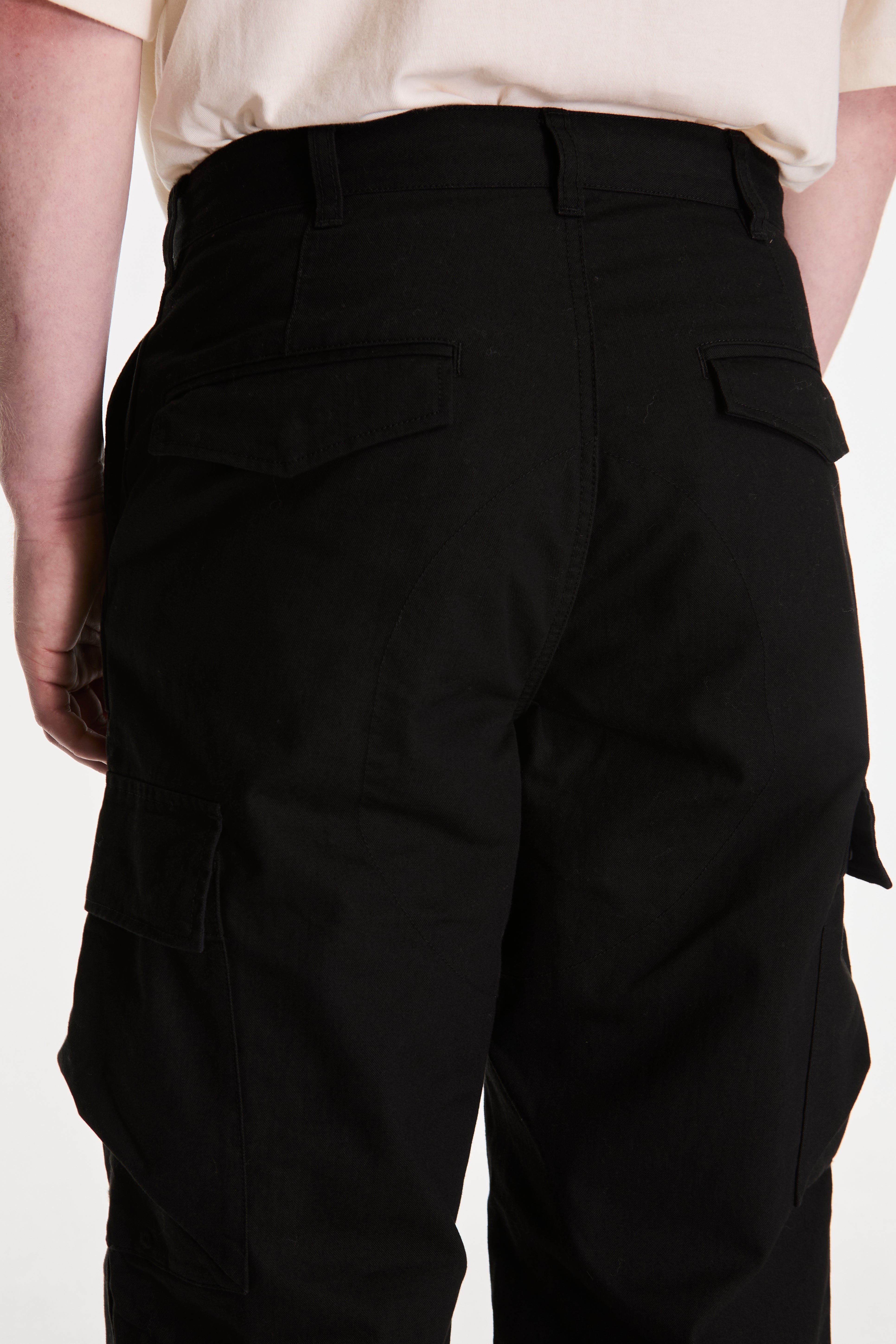 Takibi Chino Cargo Pants Black