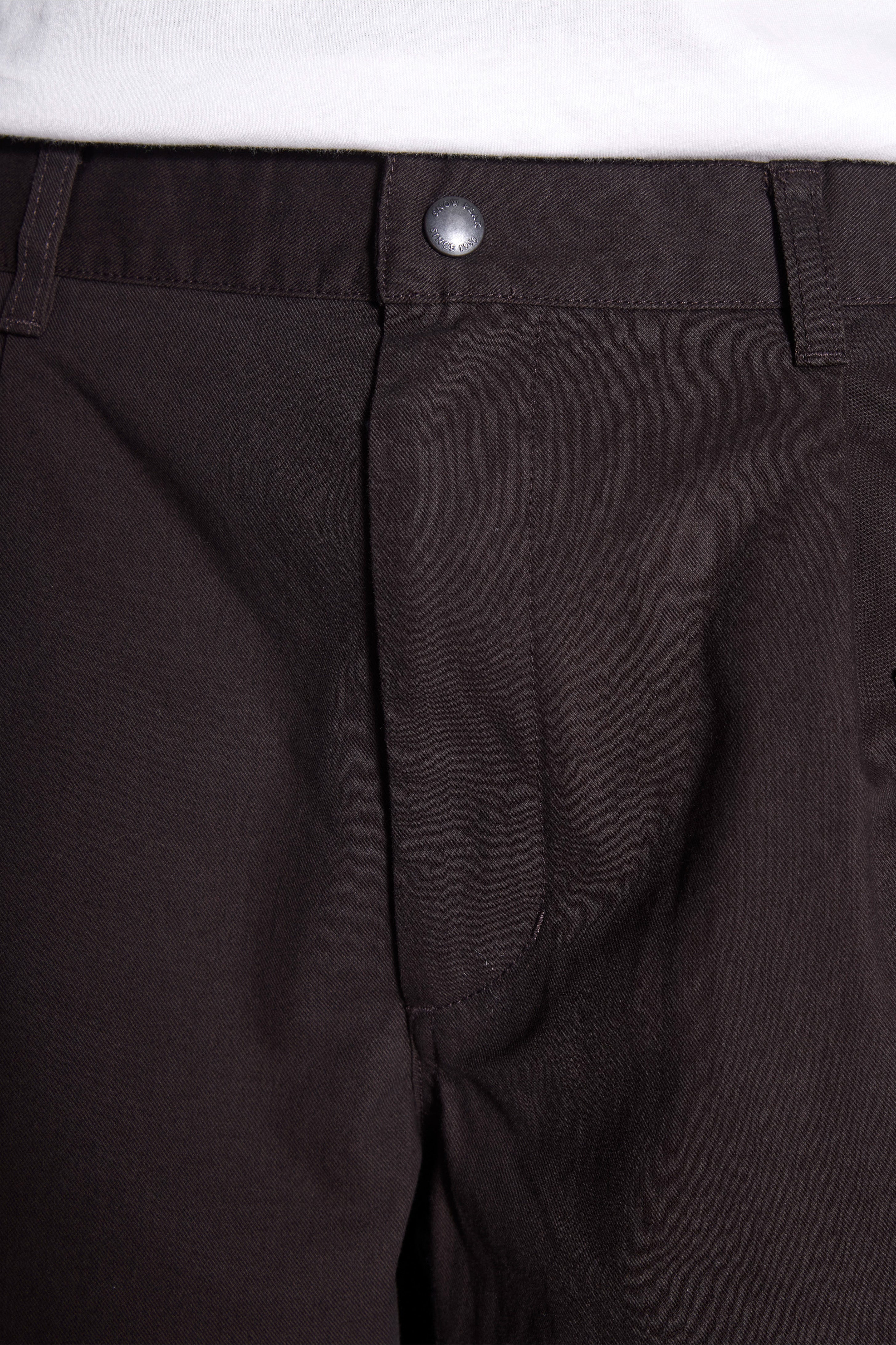 Takibi Chino Cargo Pants Dark Brown