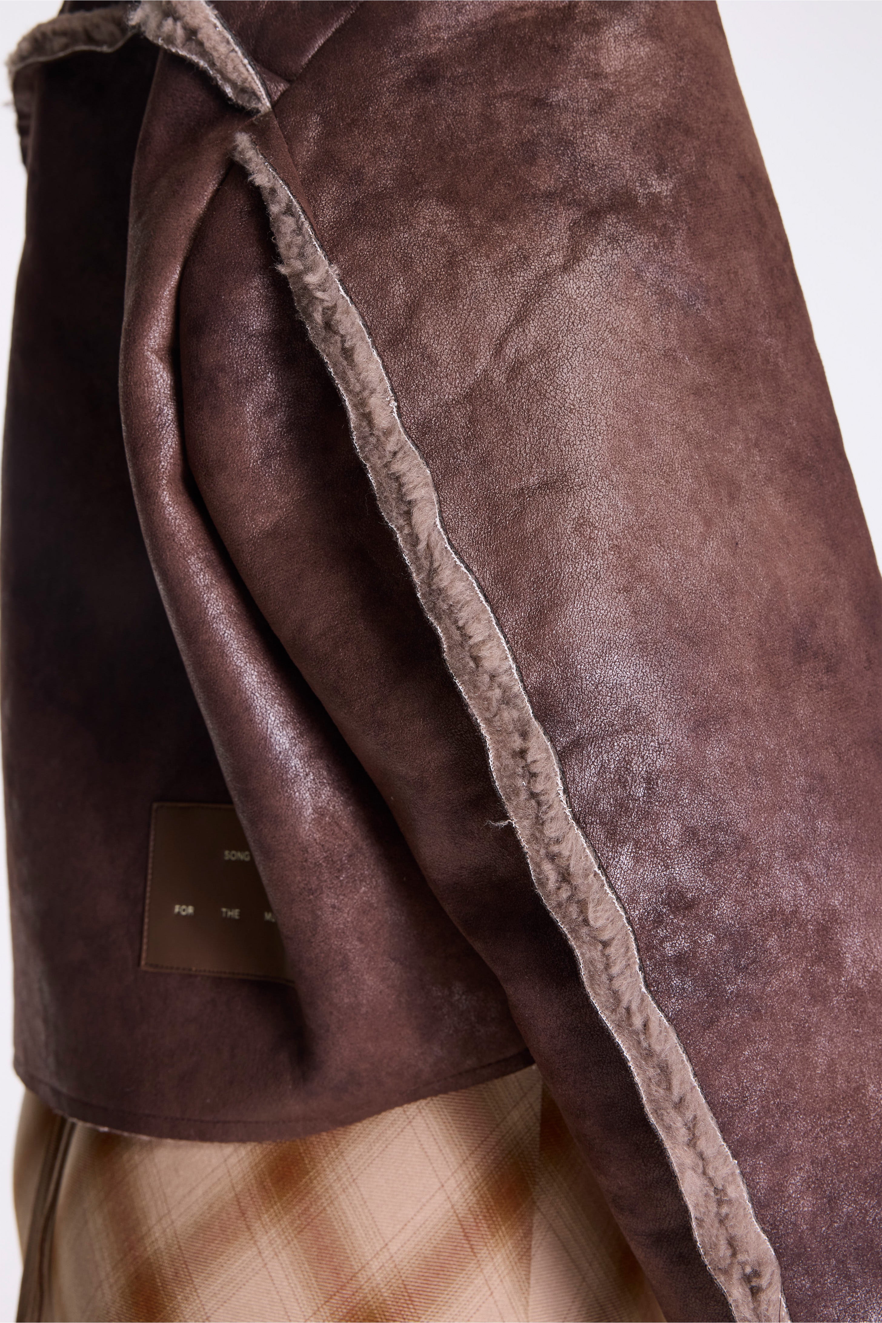 Button Up Patch Pocket Jacket Brown
