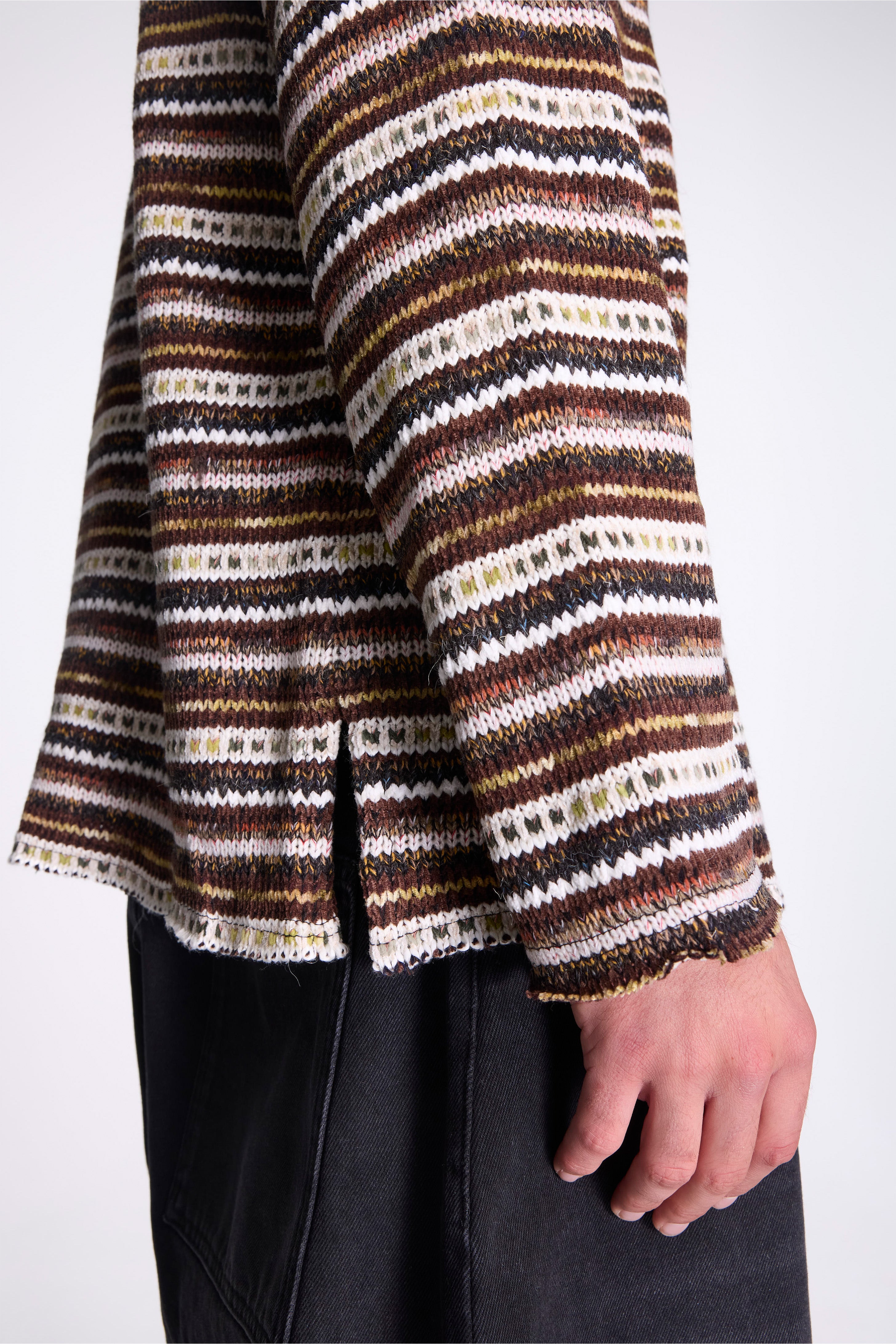 Crew Neck Pullover Multi