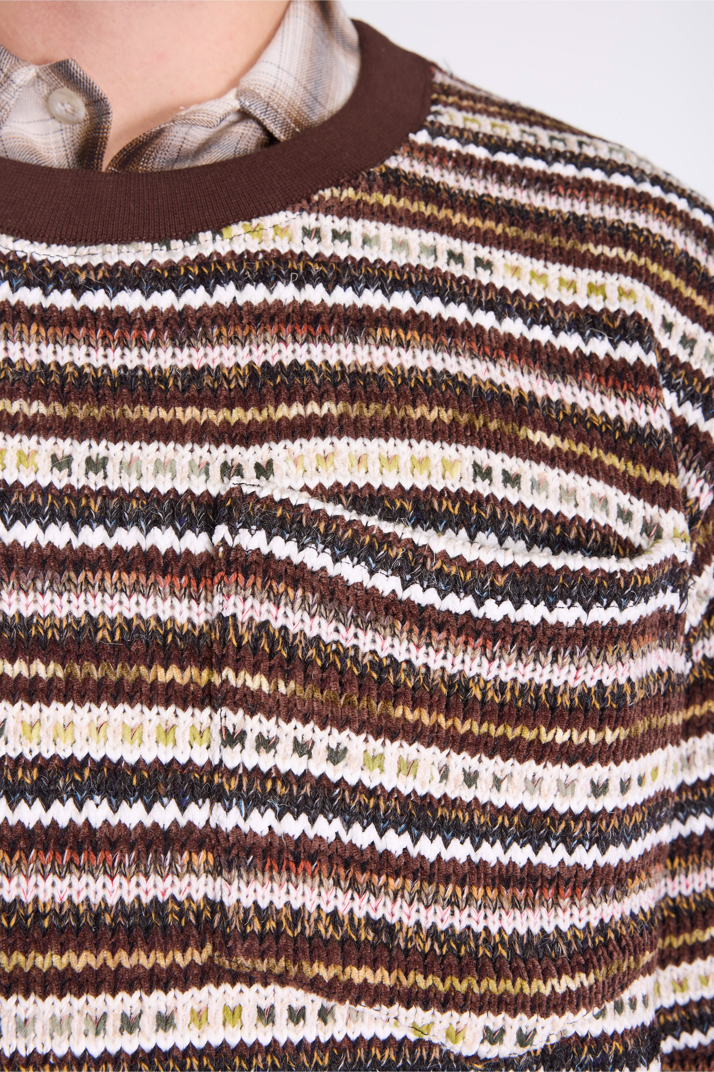 Crew Neck Pullover Multi