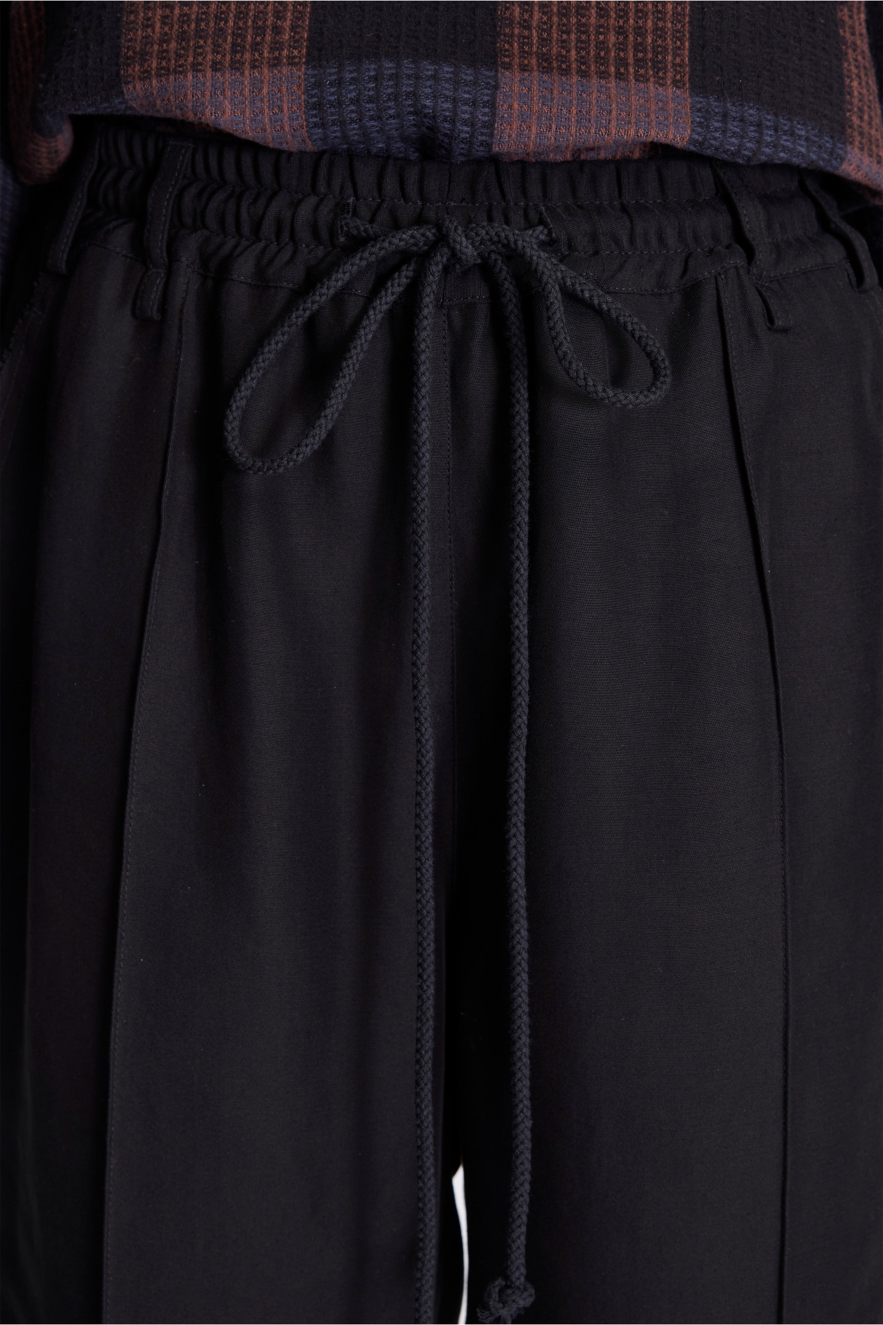 Tear Drop Track Pant Black