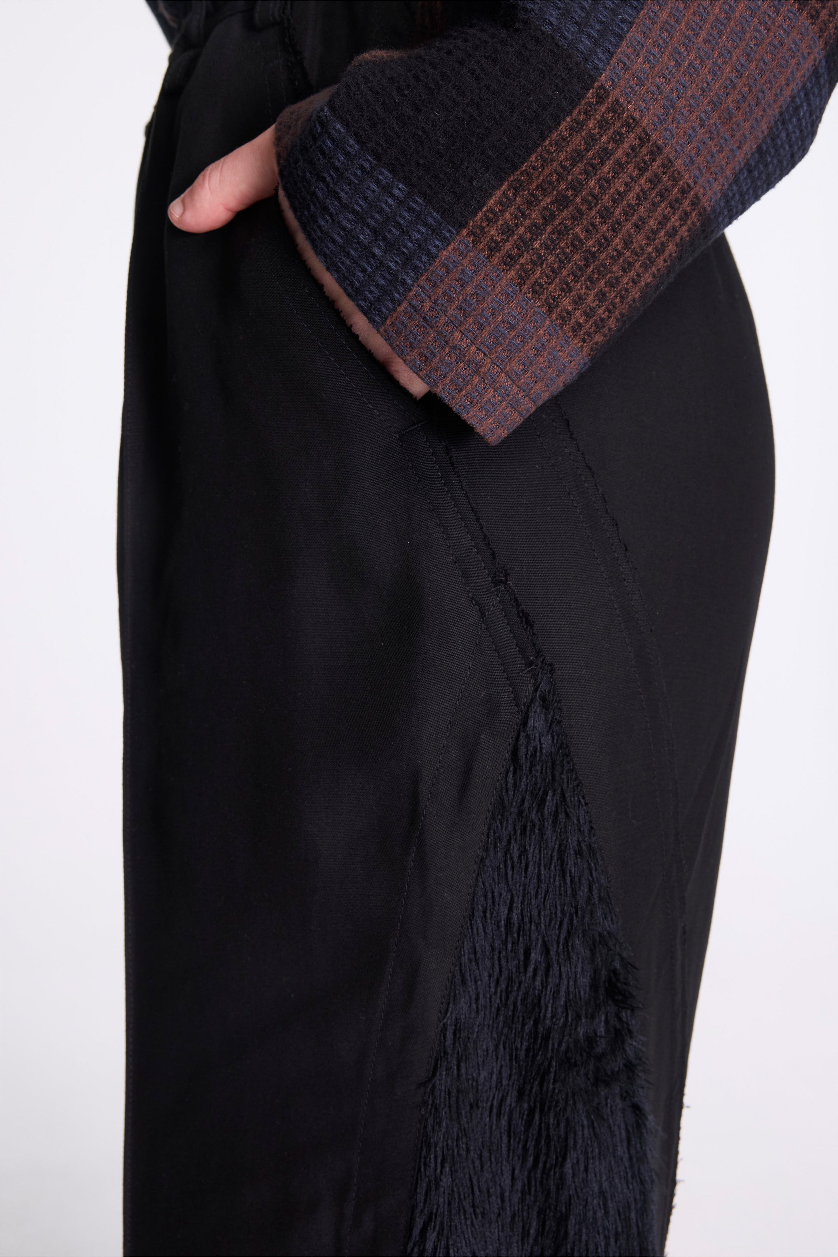 Tear Drop Track Pant Black