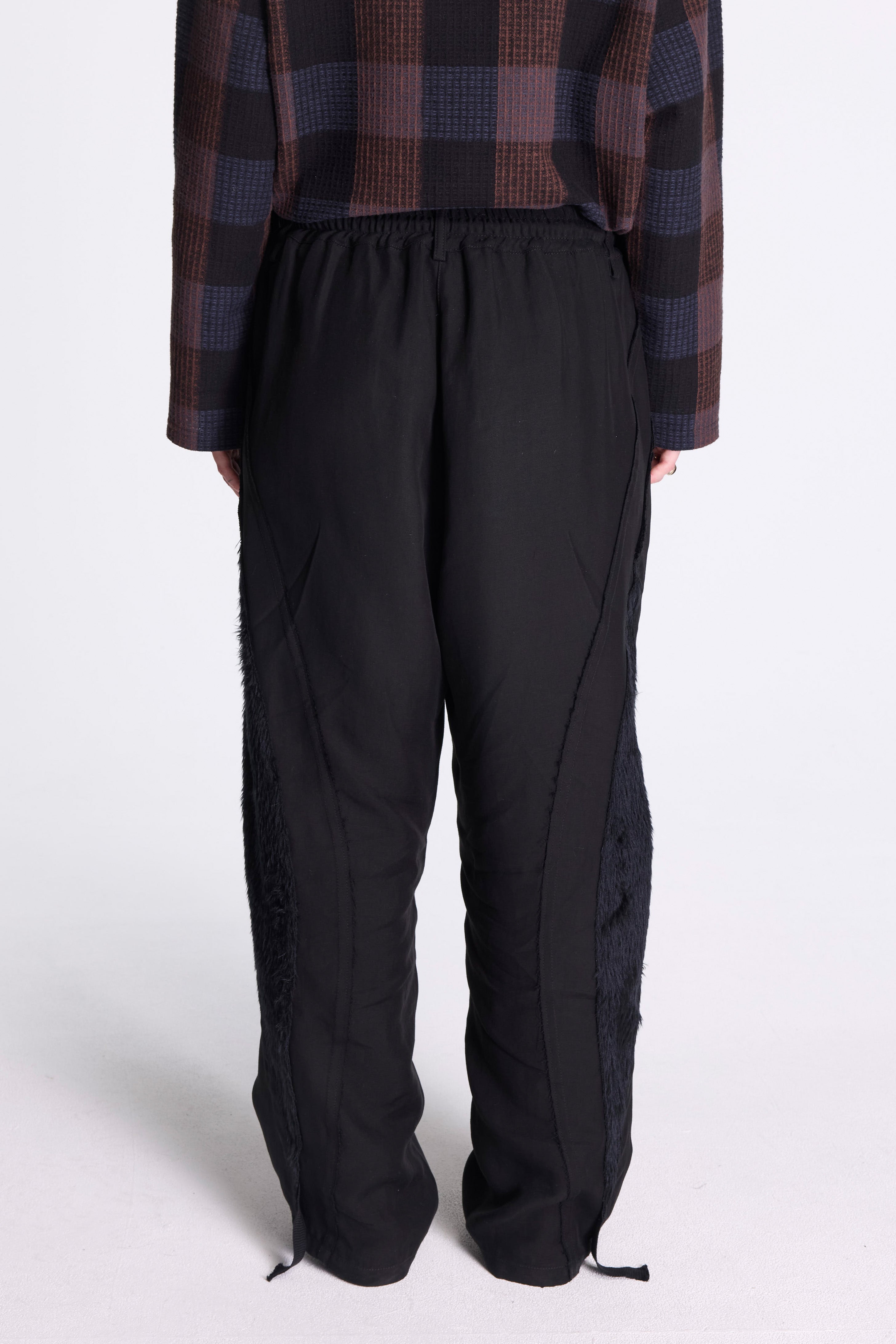 Tear Drop Track Pant Black