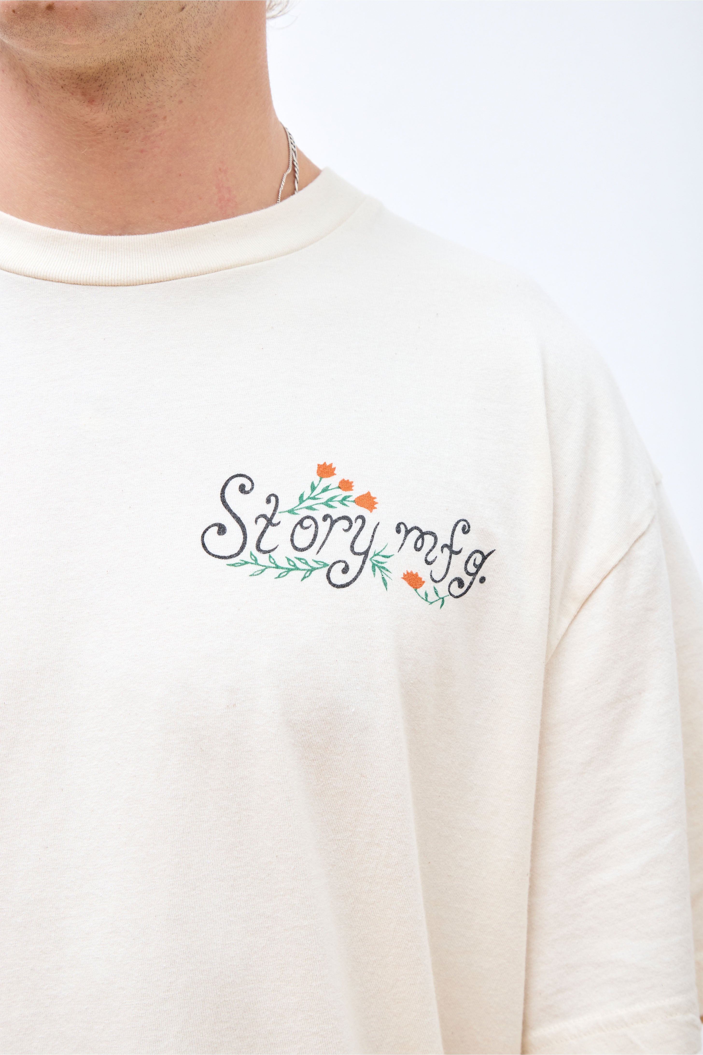Grateful Tee SS Ecru Lesson
