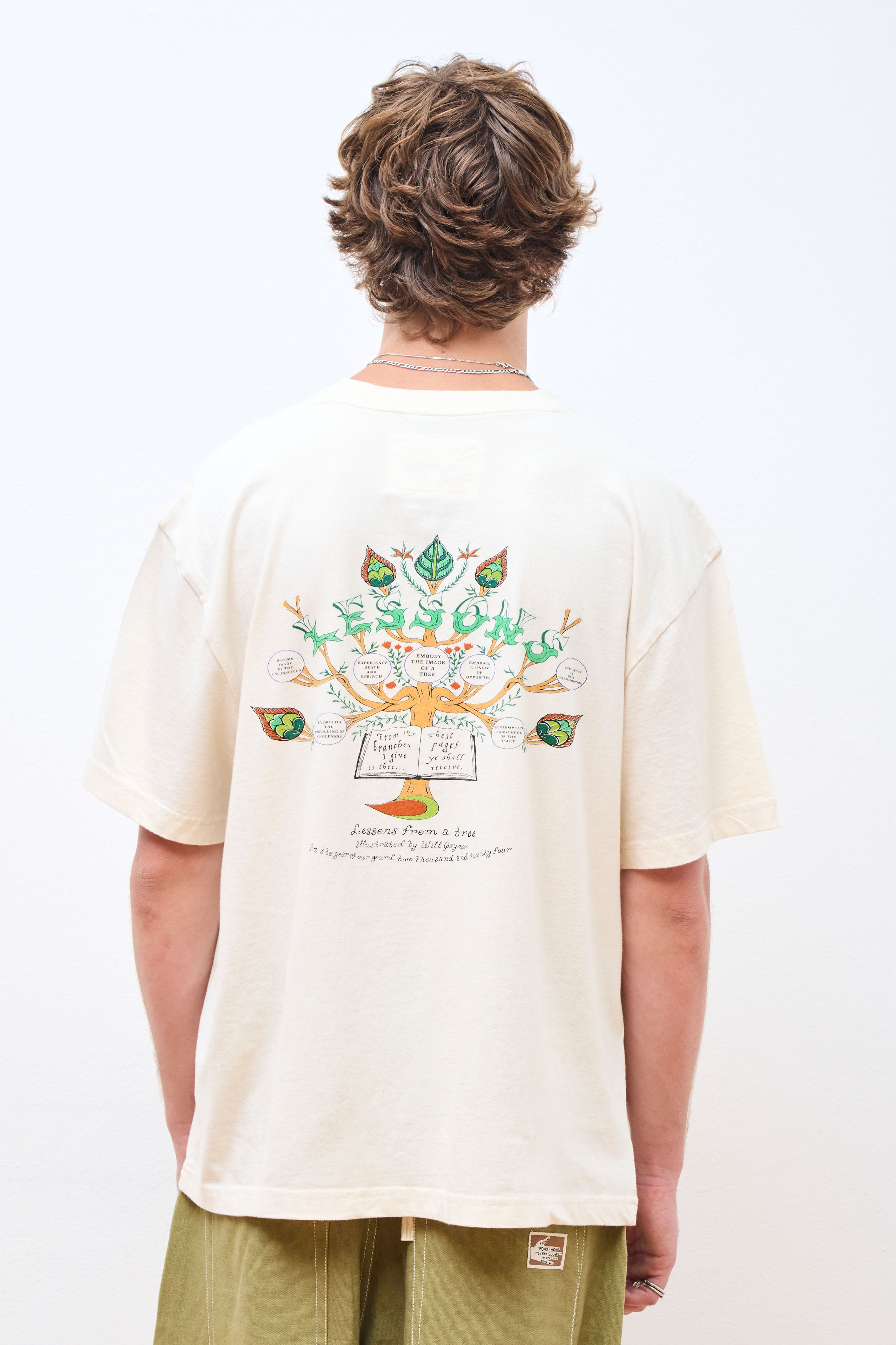 Grateful Tee SS Ecru Lesson