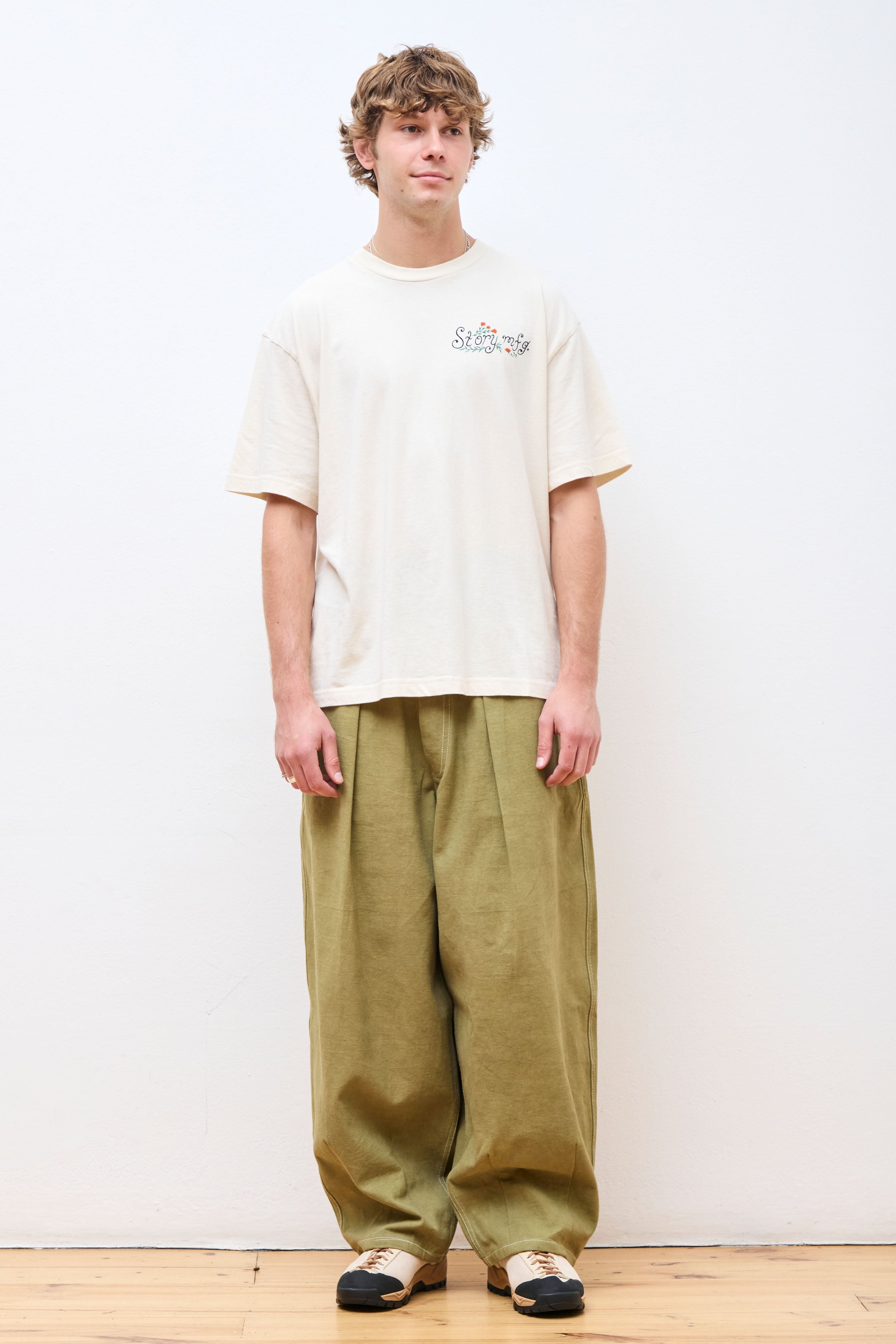 Lush Pants Olive Wonky-Wear
