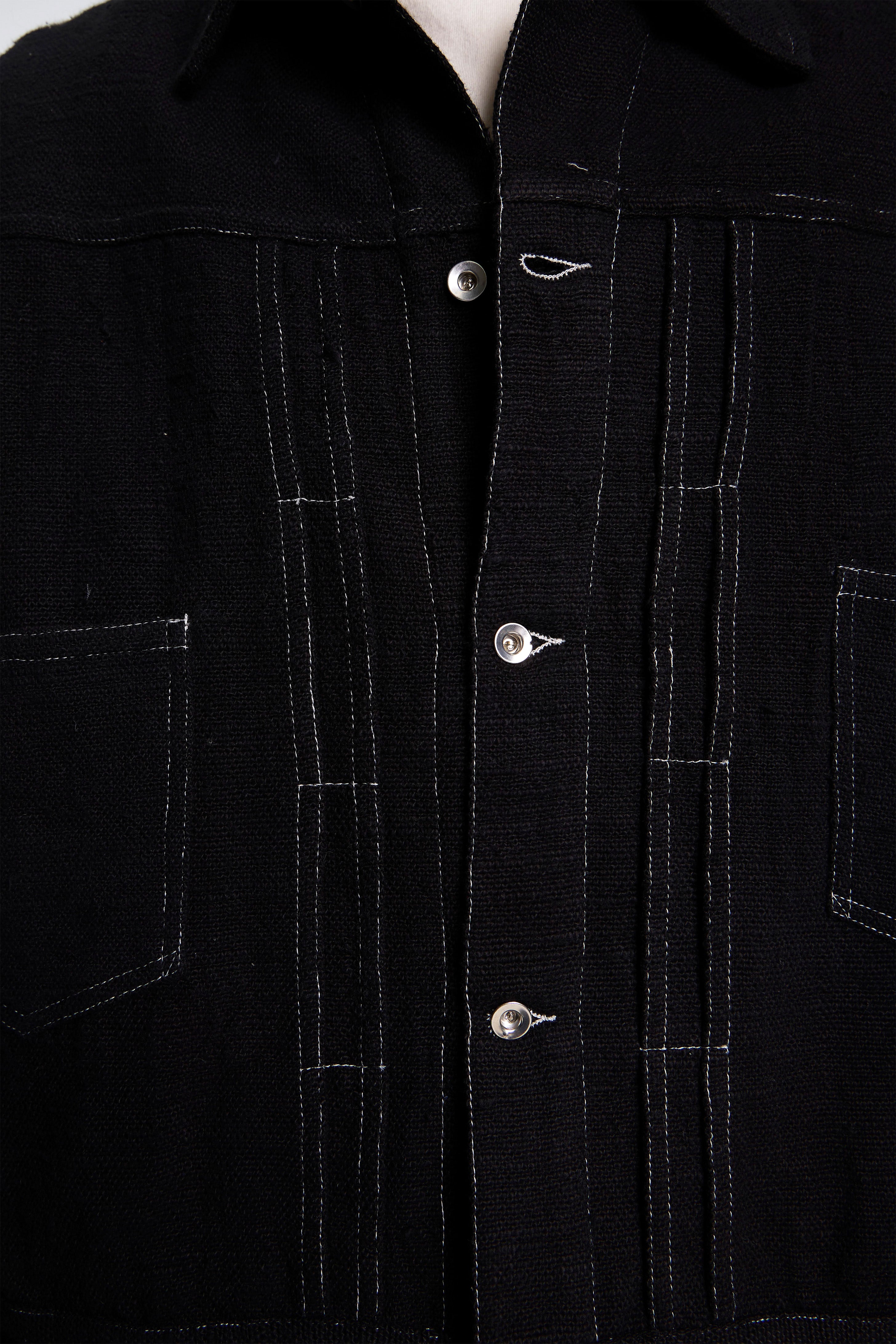 Sundae Jacket Black Handloom