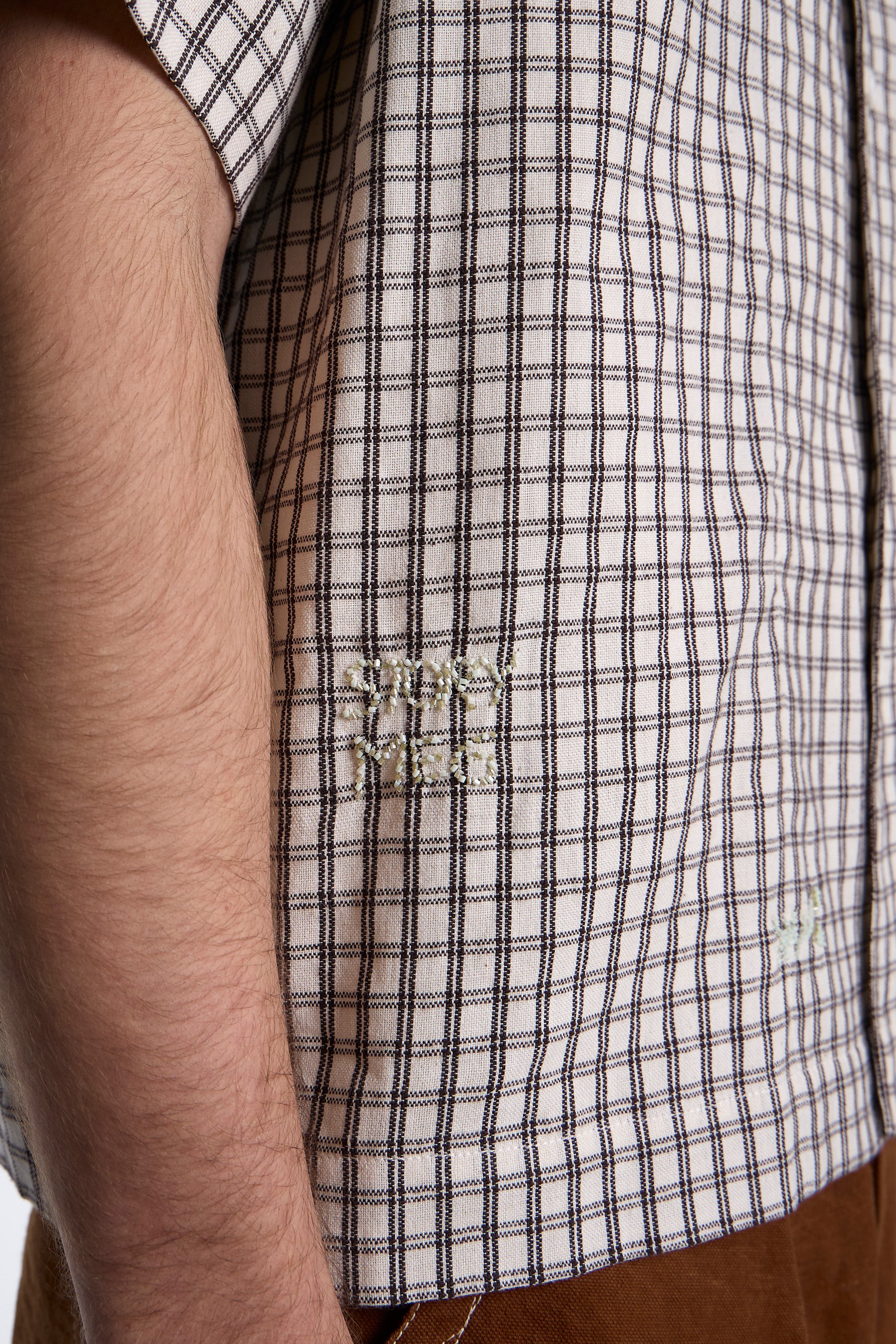 Greetings Shirt Interrupted Beads